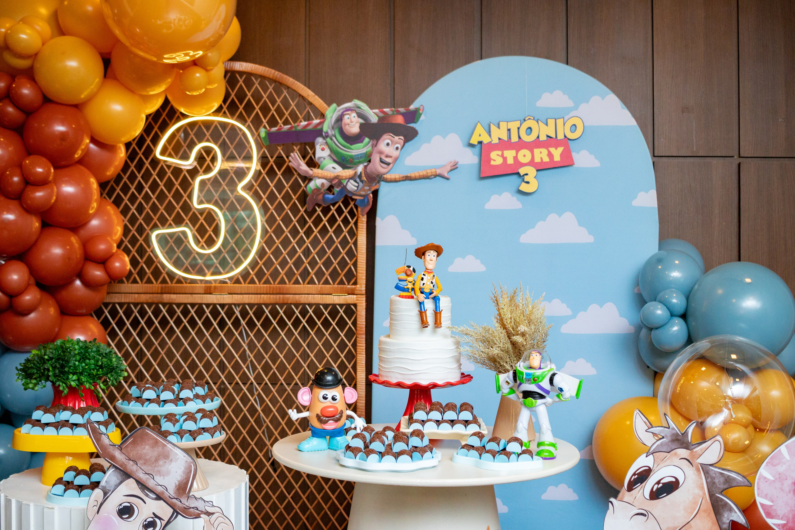 Antônio — Aniversário 3 anos. Principal