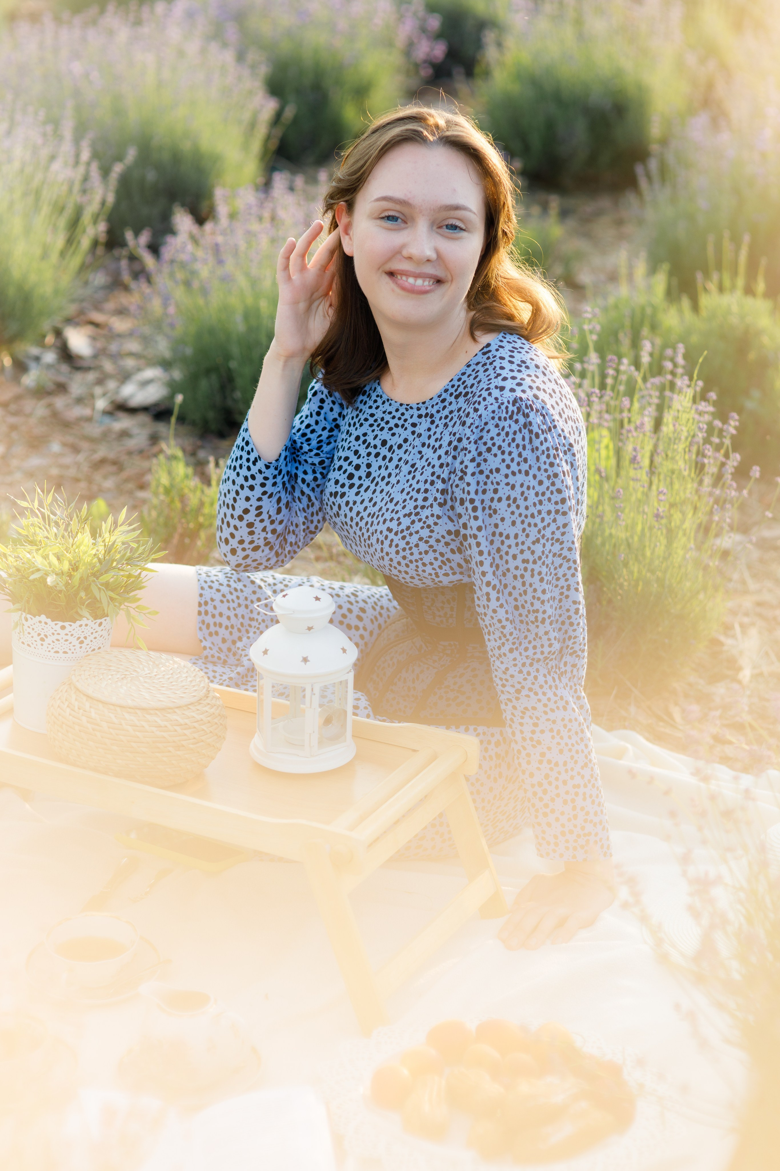 Lavender field. Photographer Anna Curly | Weddings and Events in Dubai