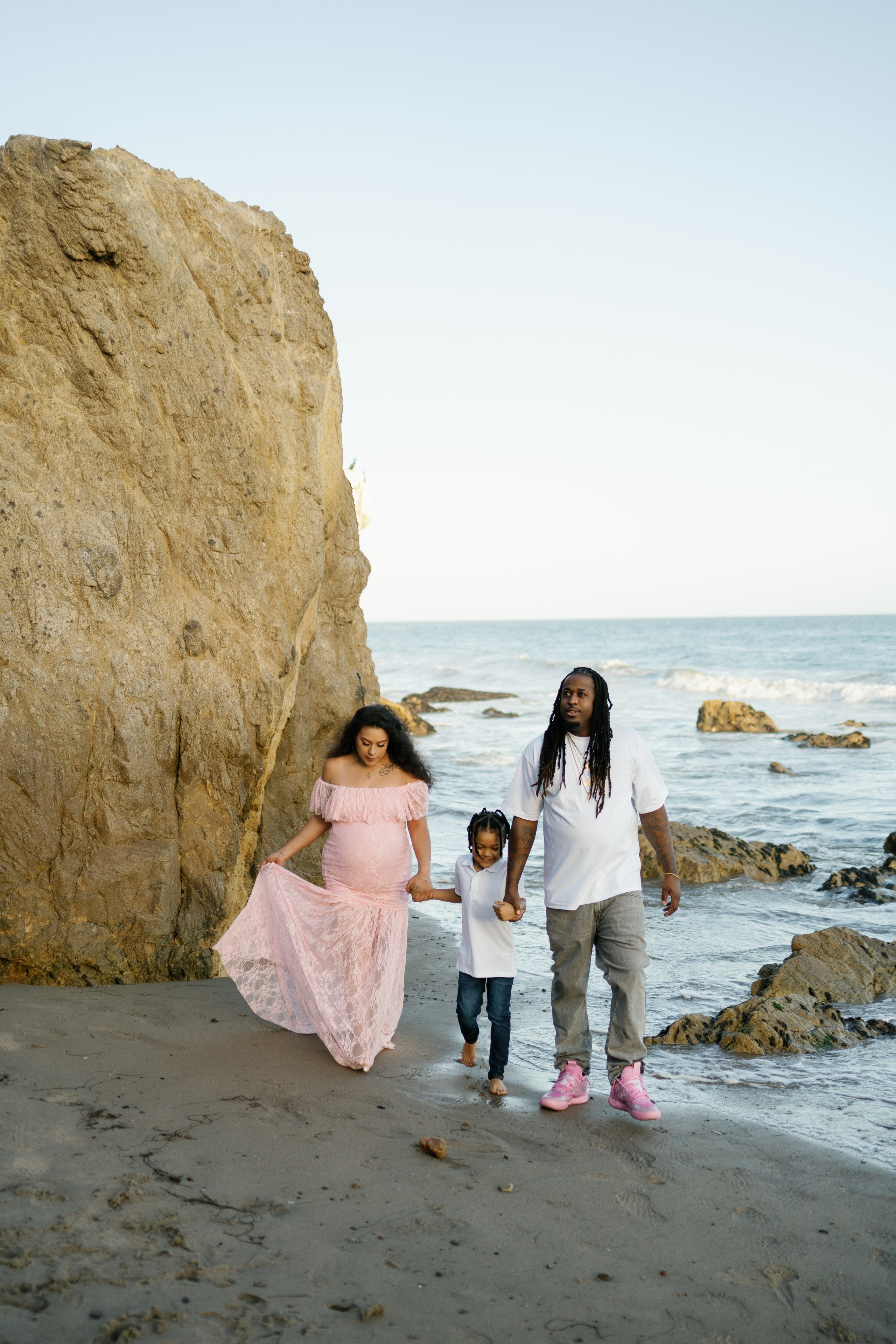 El Matador Beach Maternity Session. Wedding Photography & Videography Team in California, Los Angeles, San Francisco, San Diego and Travel
