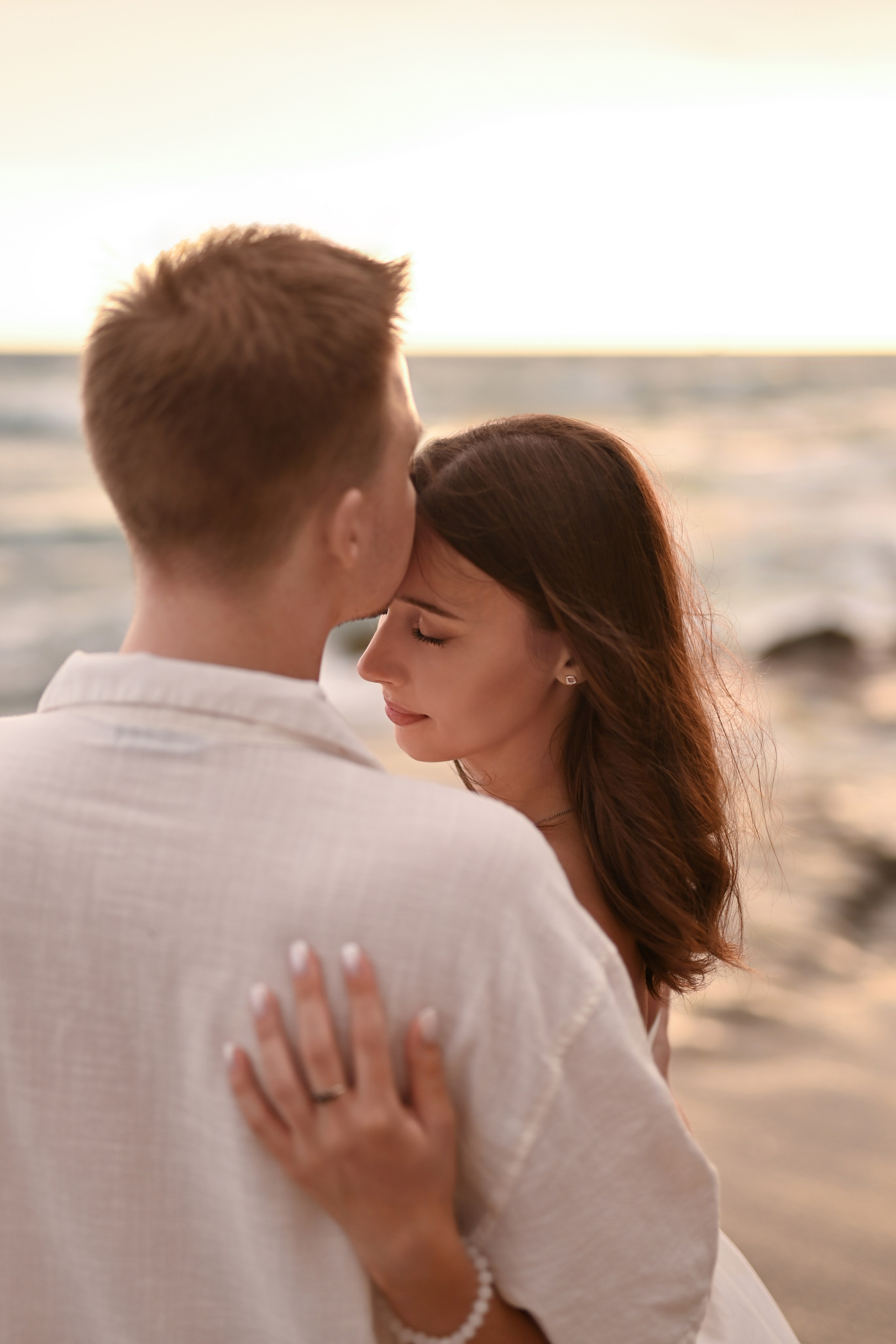 Love story на пляже Клеопатра. Фотограф в Алании (Аланье), Сиде, Манавгате. Турция