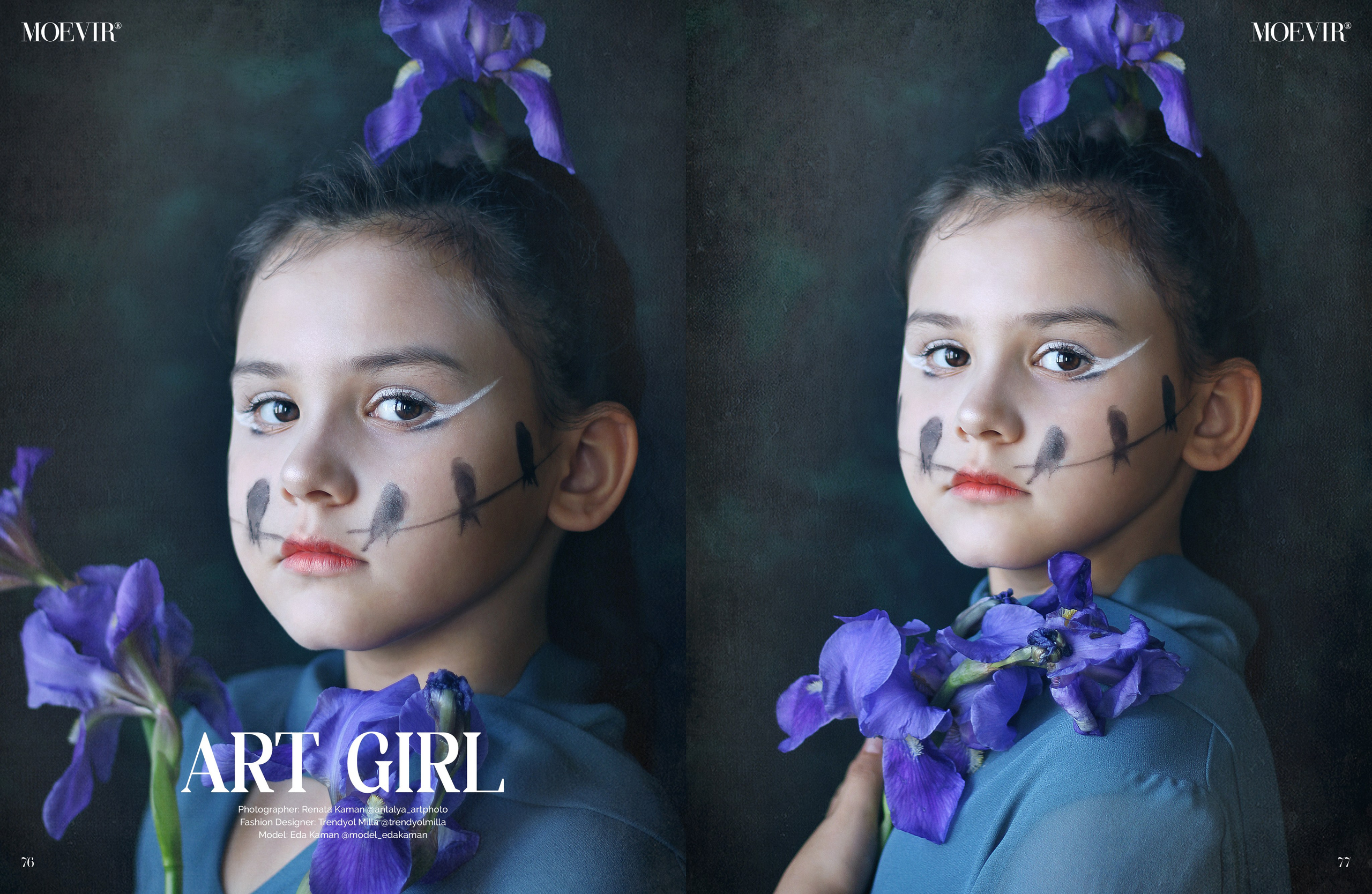 Печать в модных журналах. Фотограф Рената Каман. Анталия, Турция