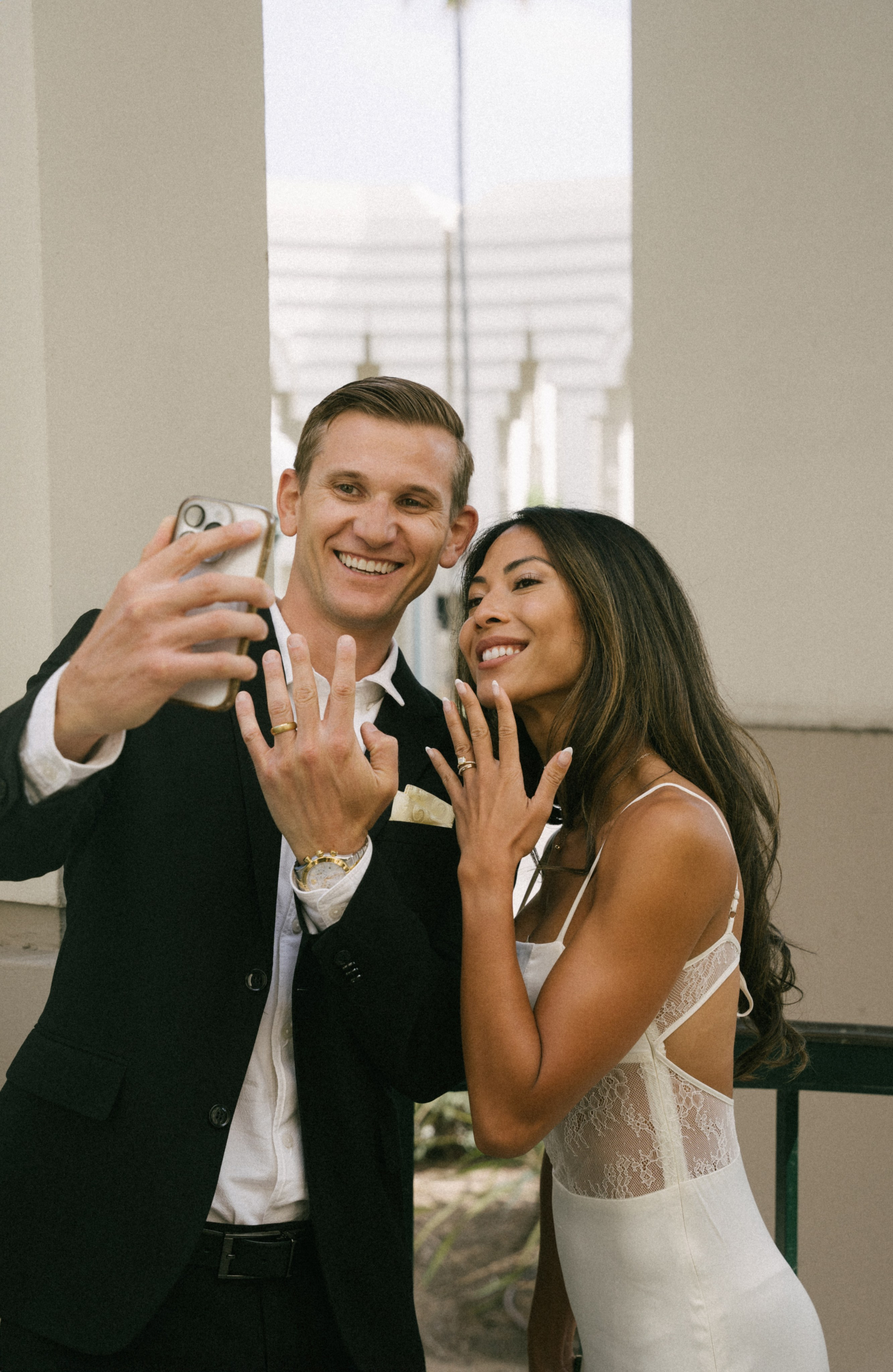 Jamie & Gareth. Beverly Hill Courthouse Wedding. Santa Monica based photographer Kristina Vasilenko