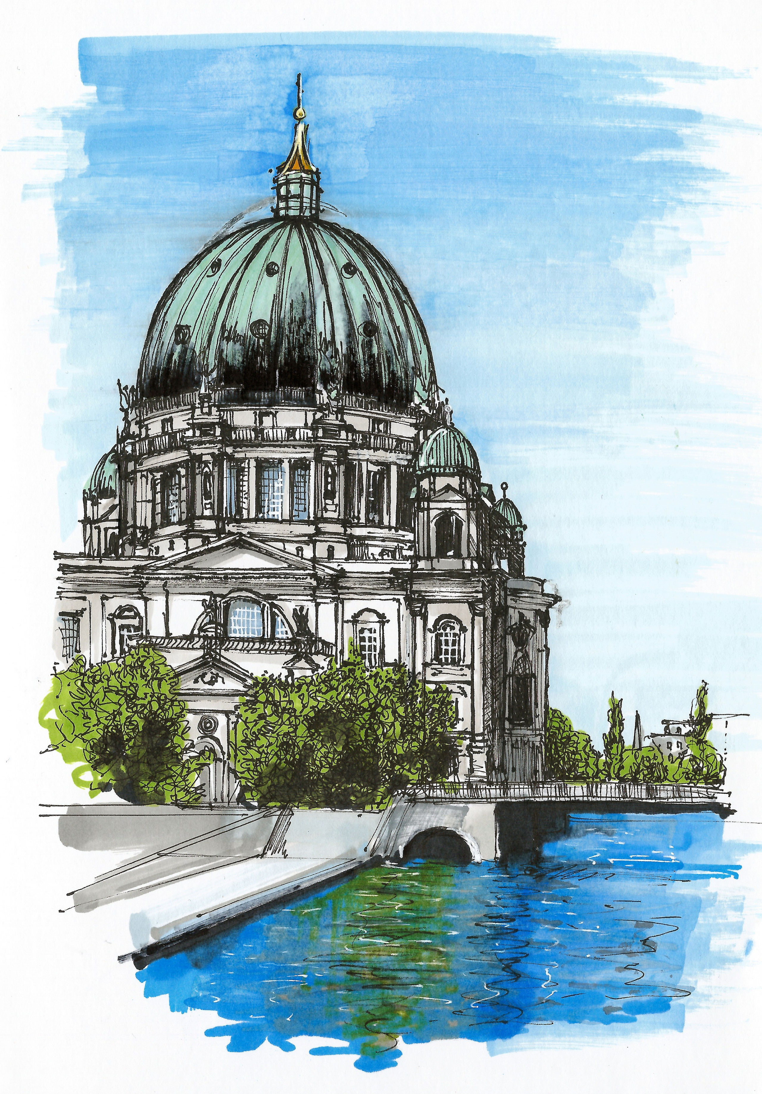 Urban views. Angelina Sorokopud. Artist in Strasbourg