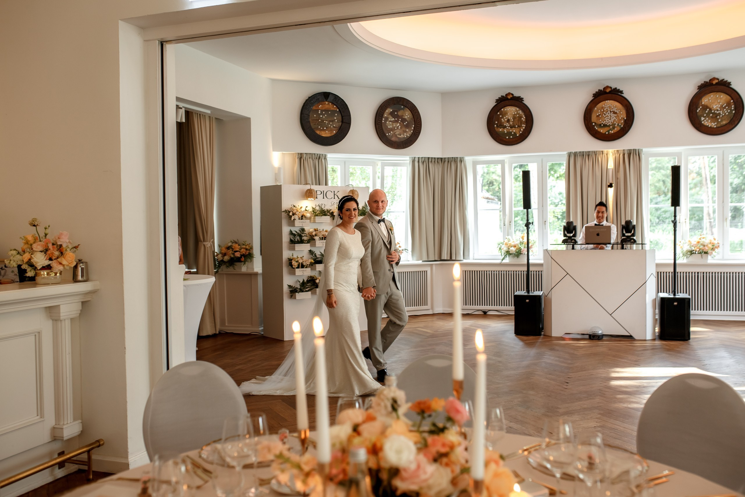 Yasmin und Mathias: Eine Traumhochzeit in der Villa Schützenhof. Hochzeitsfotografie in Berlin Nataliia Schütze