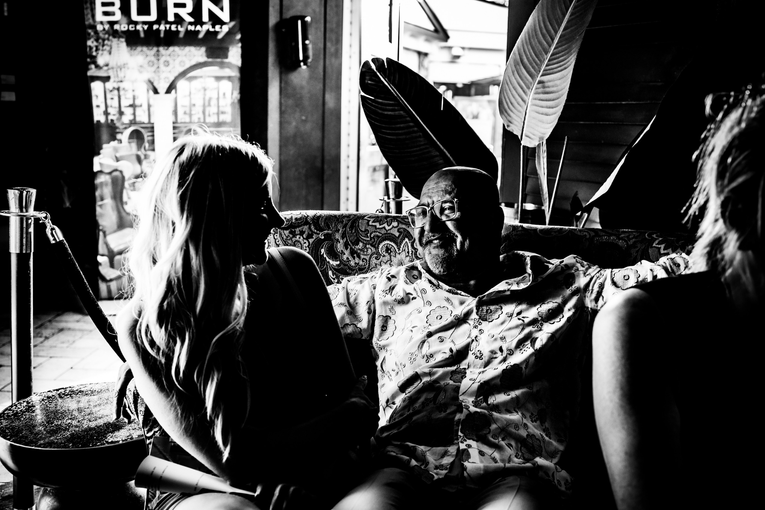 Burn Black and White Series. Out and About 239