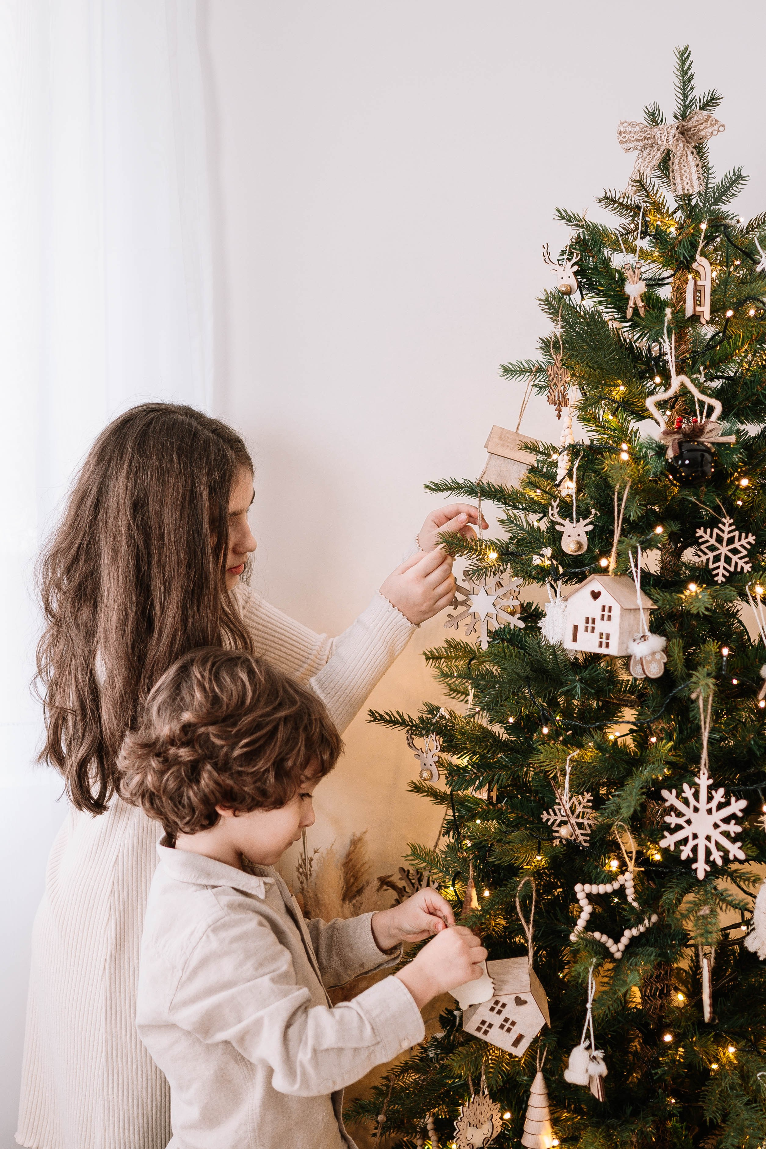 Sara, Vuk, Nevena i Ivan - novogodišnje fotografisanje. Dečiji i porodični fotograf