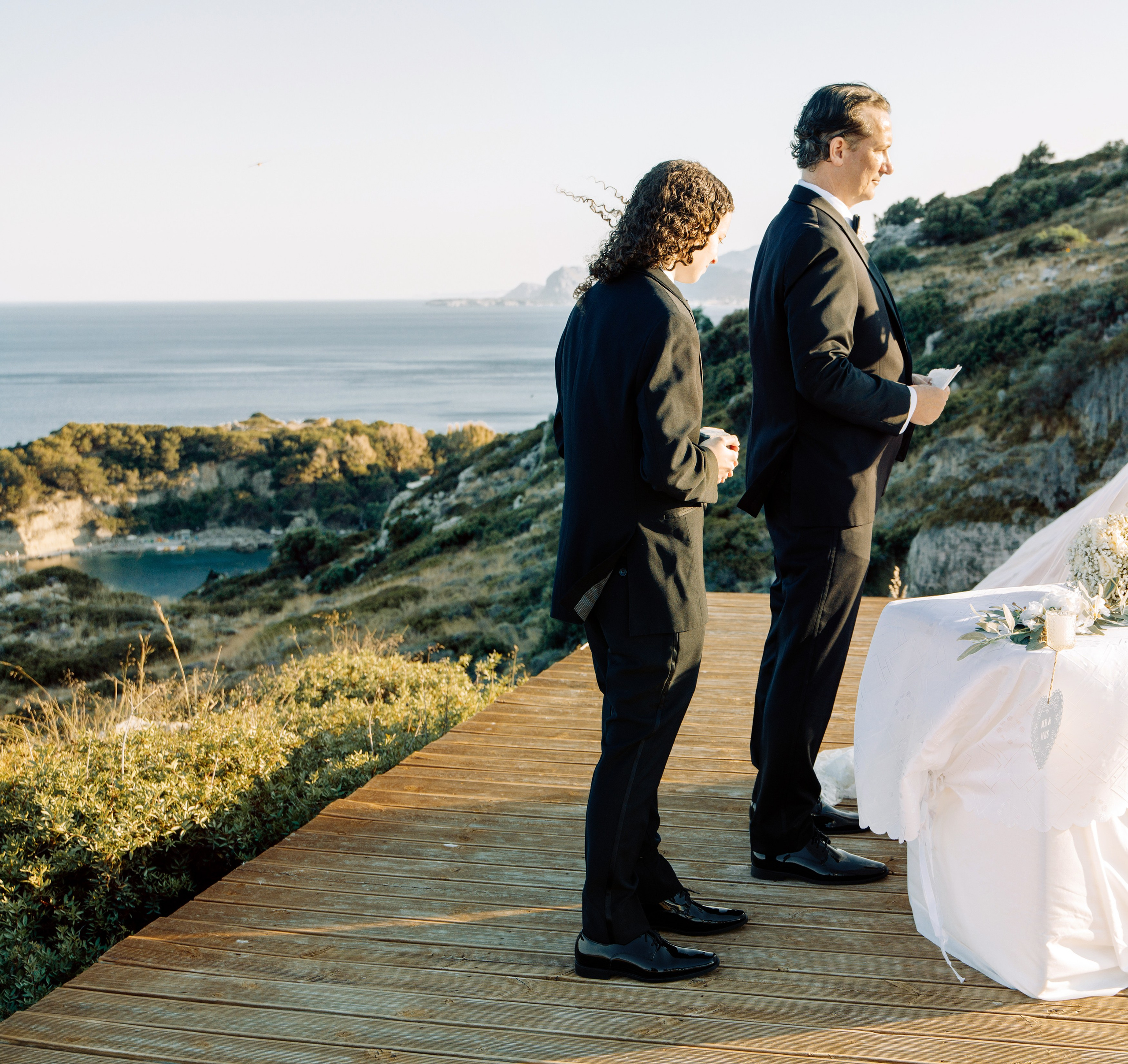 Vow Renewal Ceremony. Portrait- und Hochzeitsfotografin Irene Art Photo mit Sitz auf der griechischen Insel Rhodos