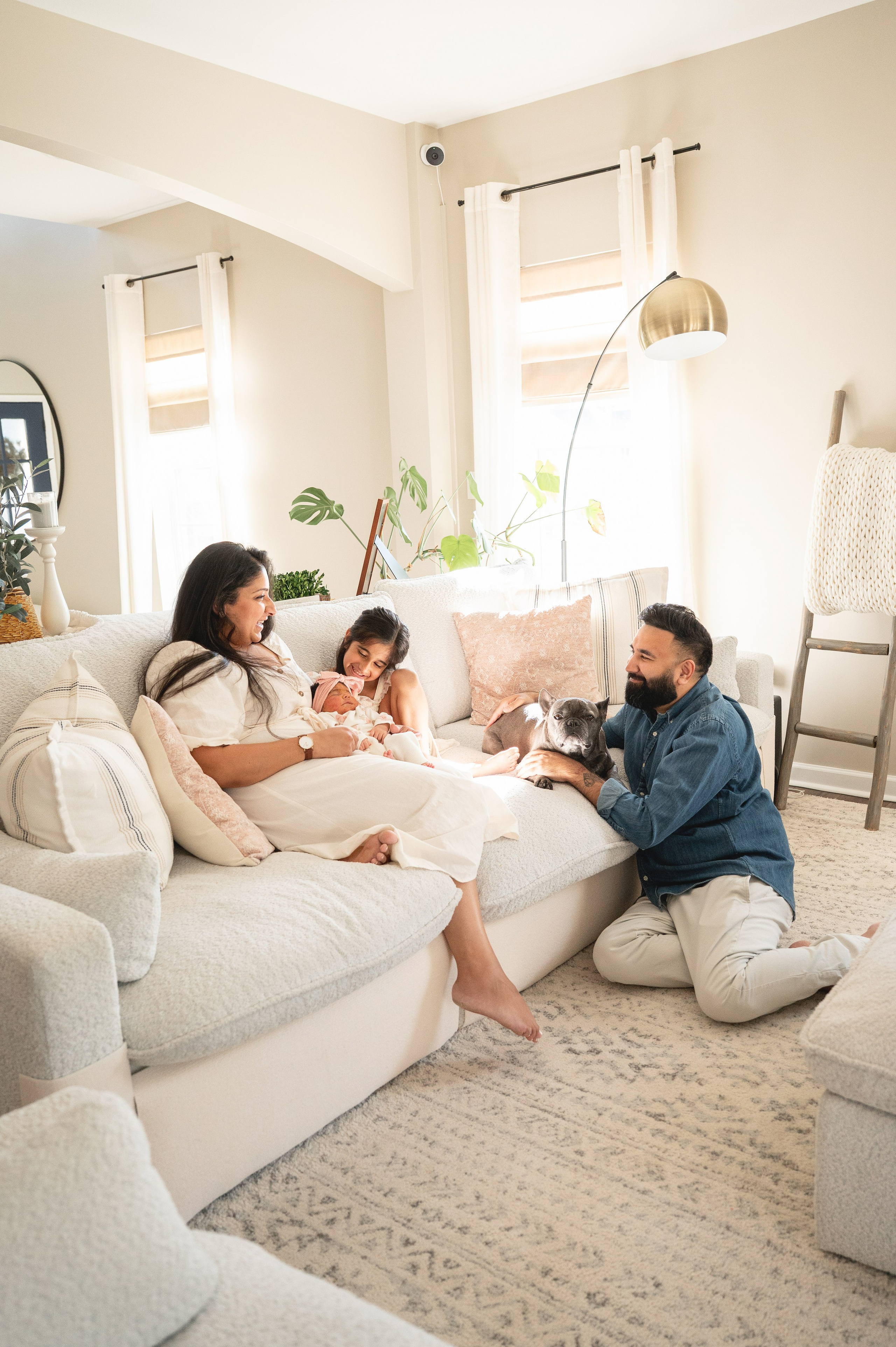Lifestyle. In-home newborn photography Raleigh & area Katya Kulikova