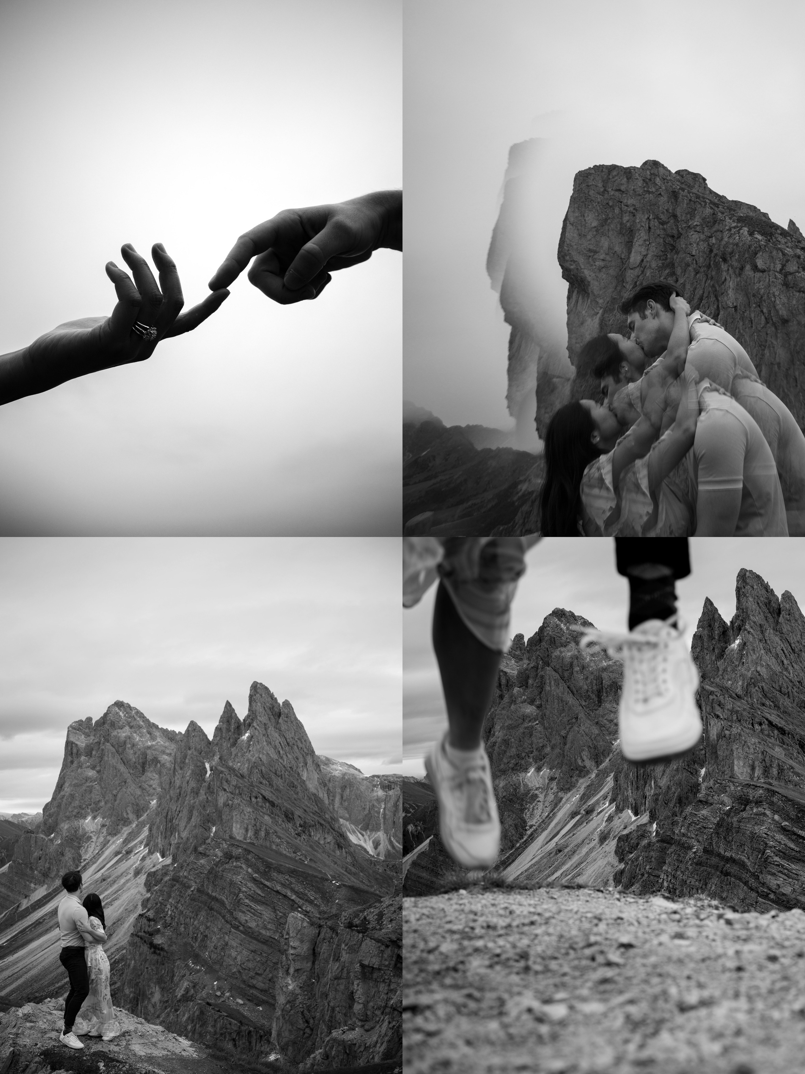 Proposal, Seceda, the Dolomites