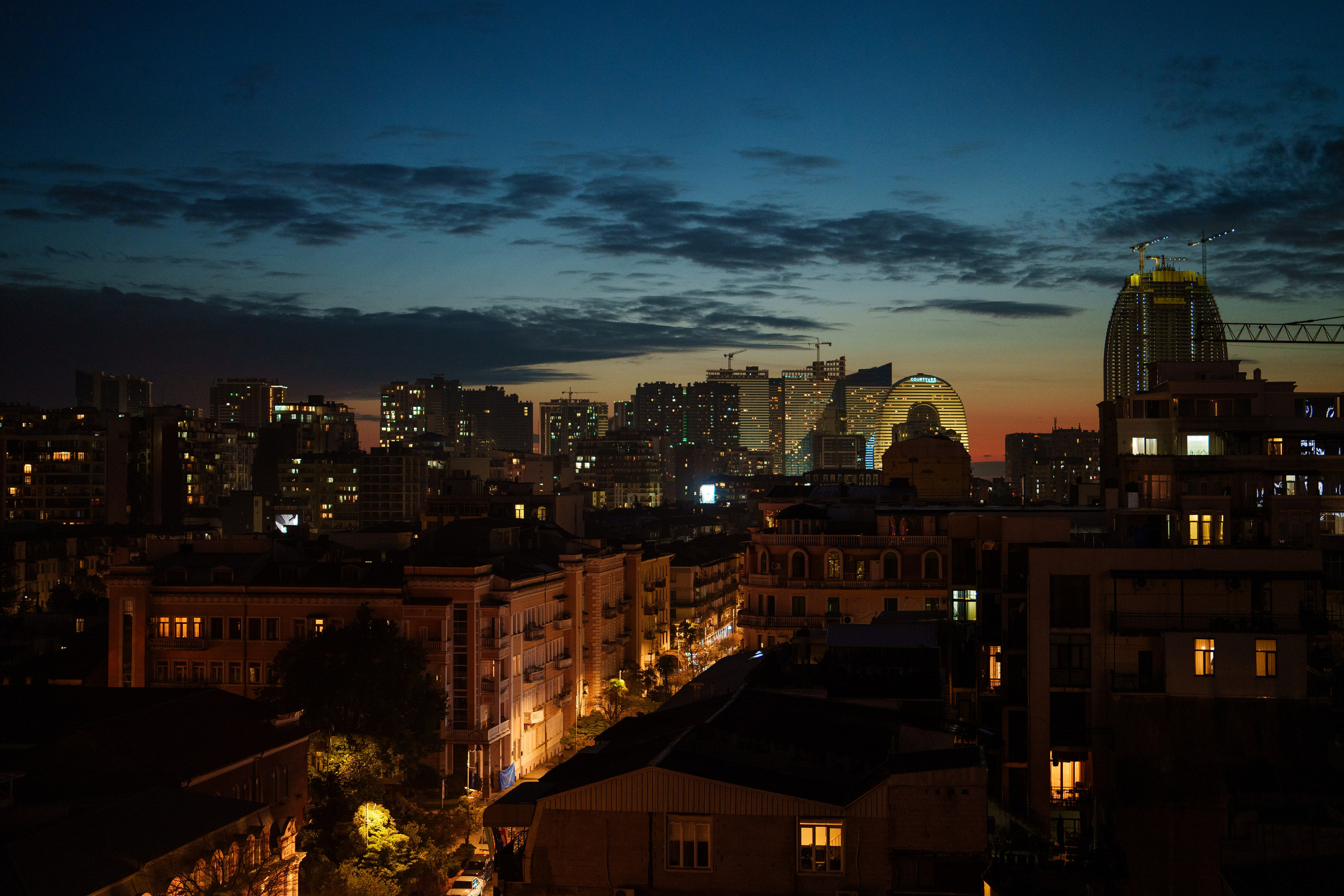 Batumi evening. Ekaterina Verbitskaya. Photography