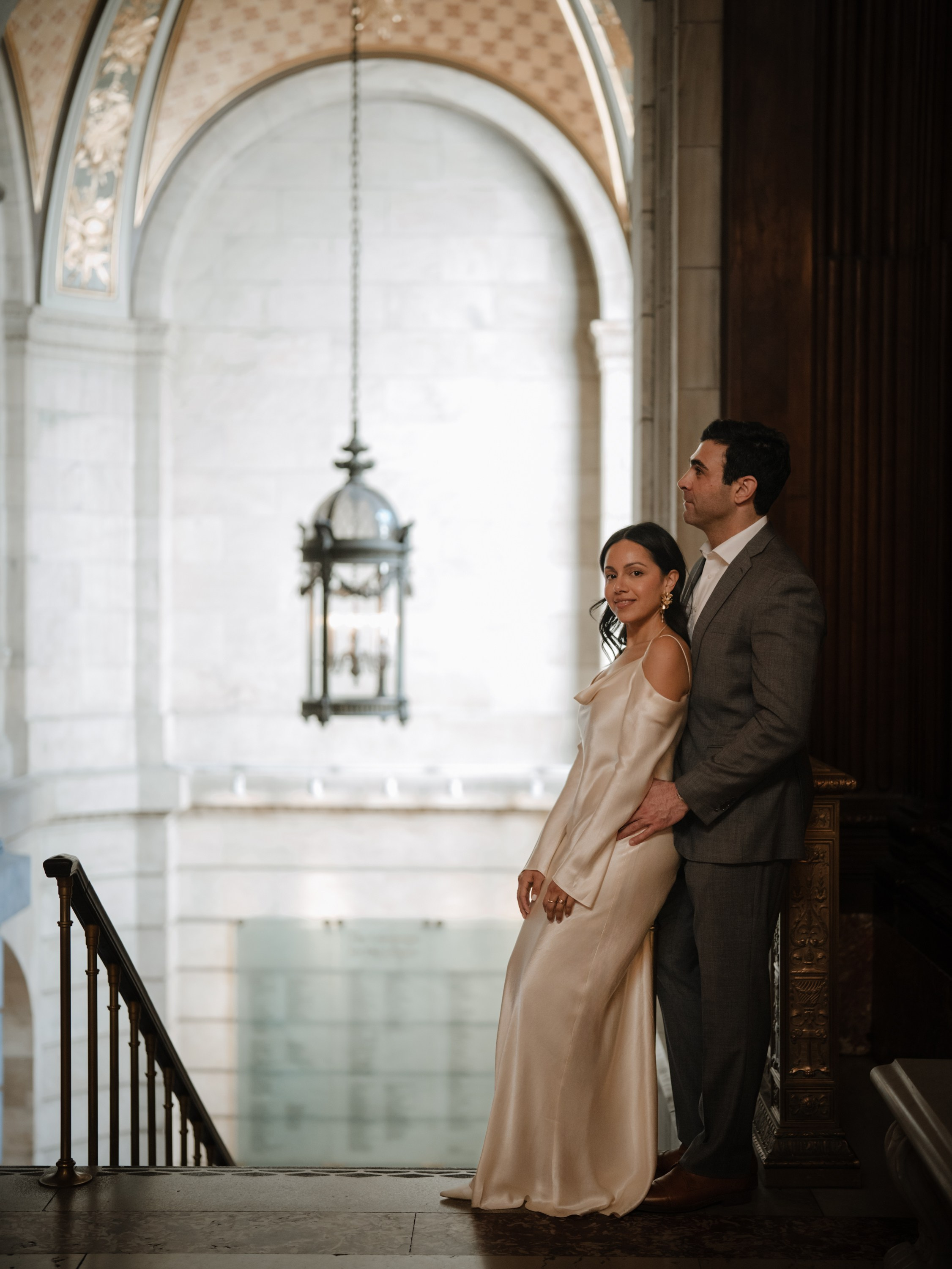 Engagement photo shoot in New York. Portrait and wedding photographer in New York