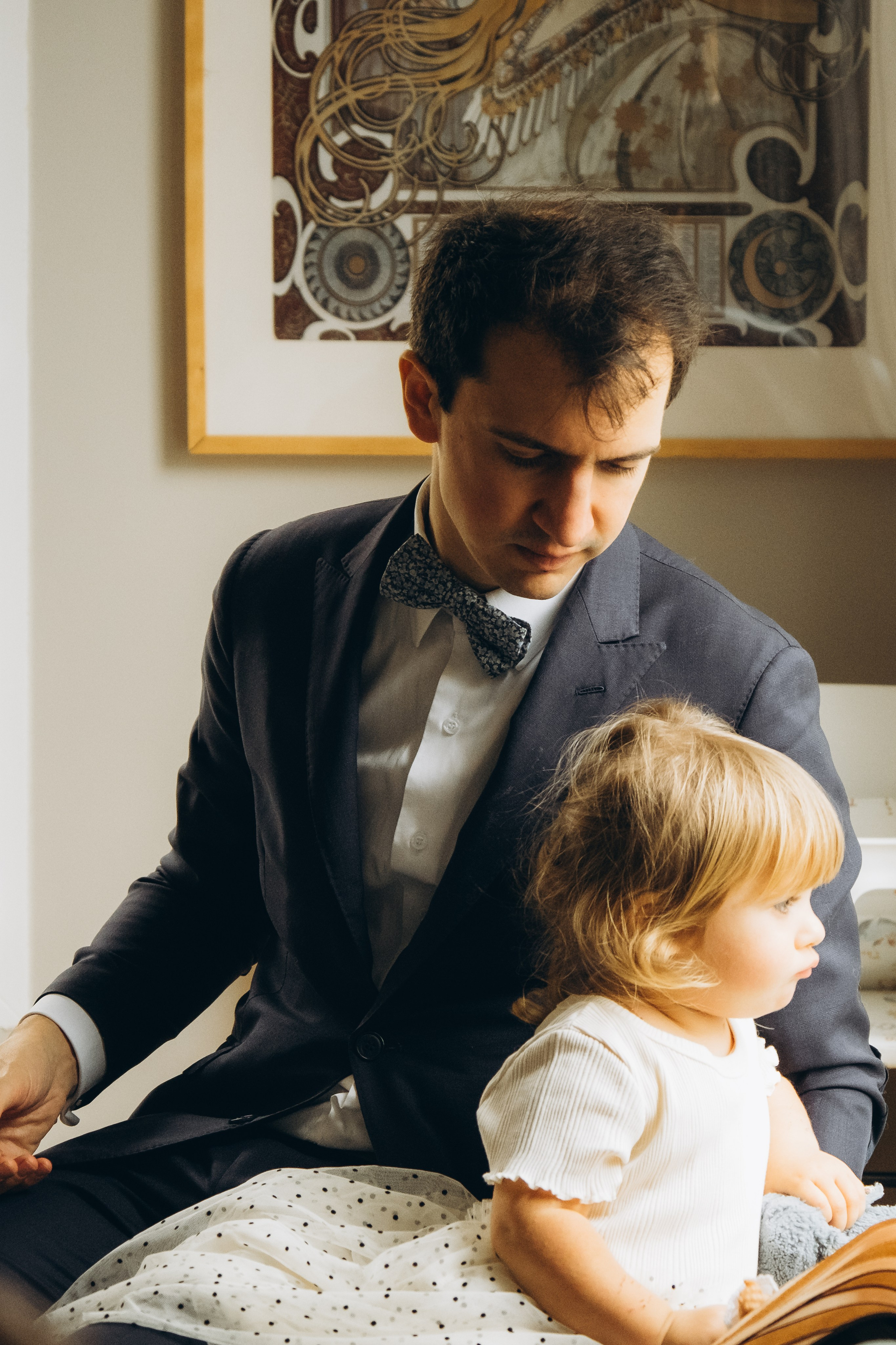 Christening home party. Photographer in Paris Marina Chaput