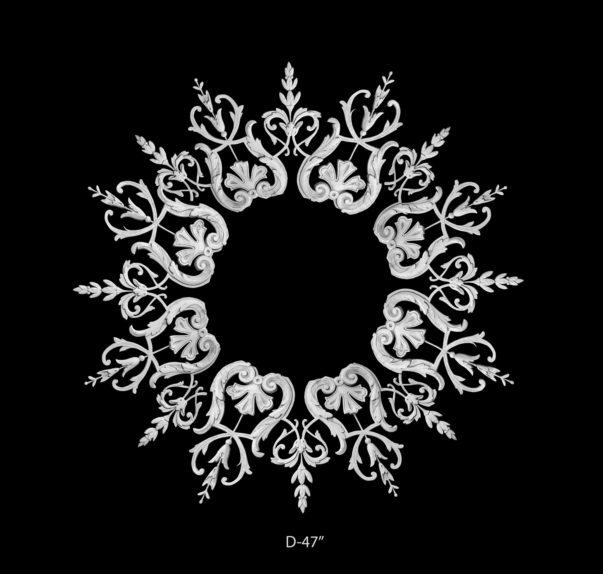 Medallions. Plaster molding