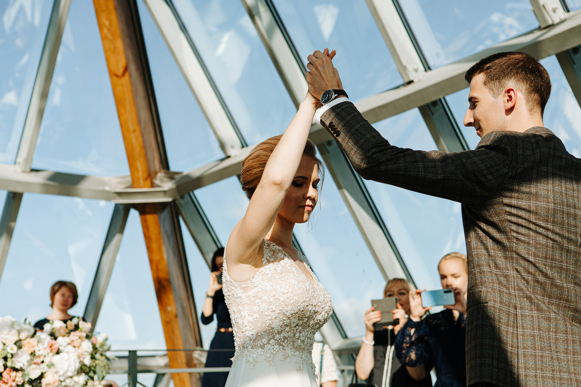 Kāzu rīts Ķīpsalā un ceremonija Jelgavas tornī