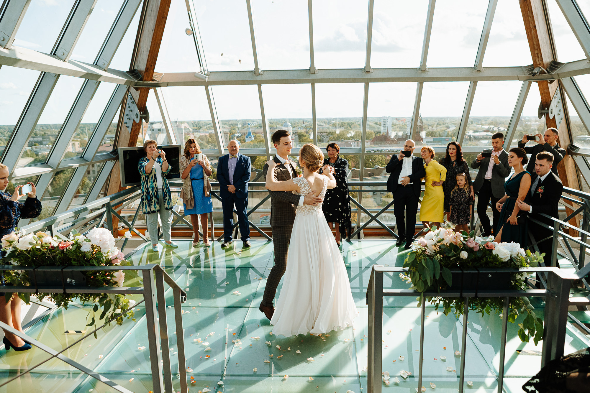 Kāzu rīts Ķīpsalā un ceremonija Jelgavas tornī