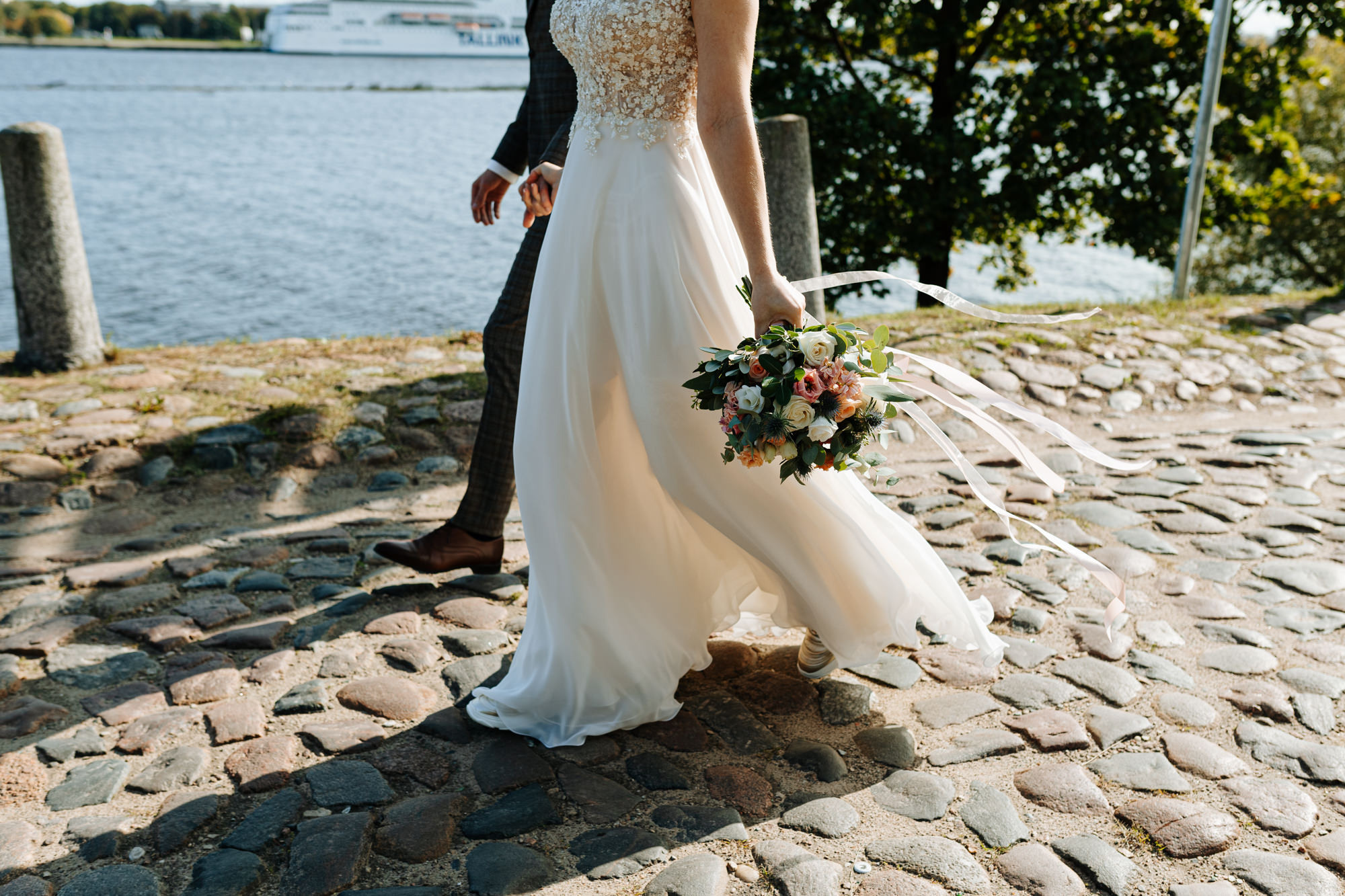 Kāzu rīts Ķīpsalā un ceremonija Jelgavas tornī