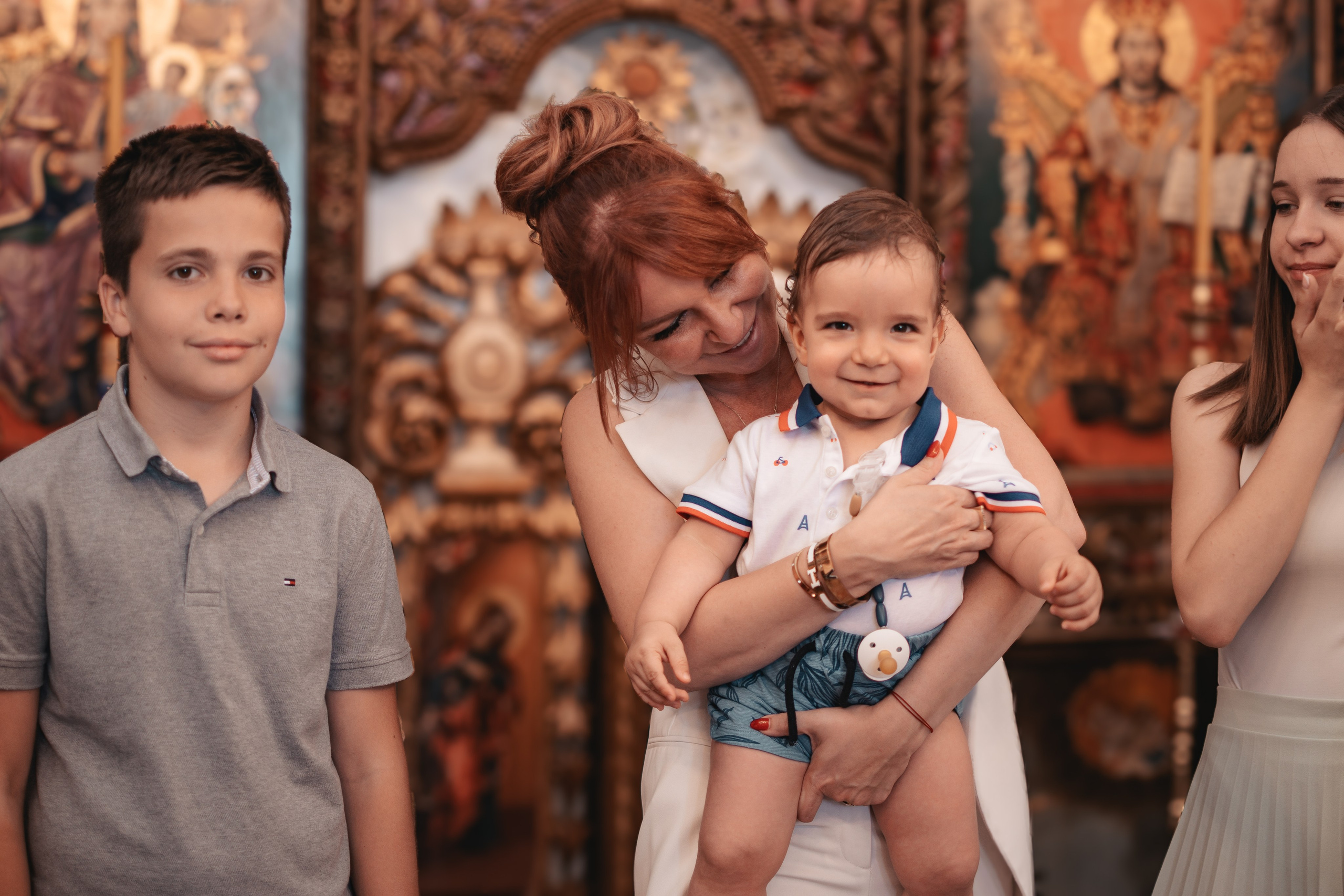 Lazar, krštenje i rođendan. BambinaaPhotography