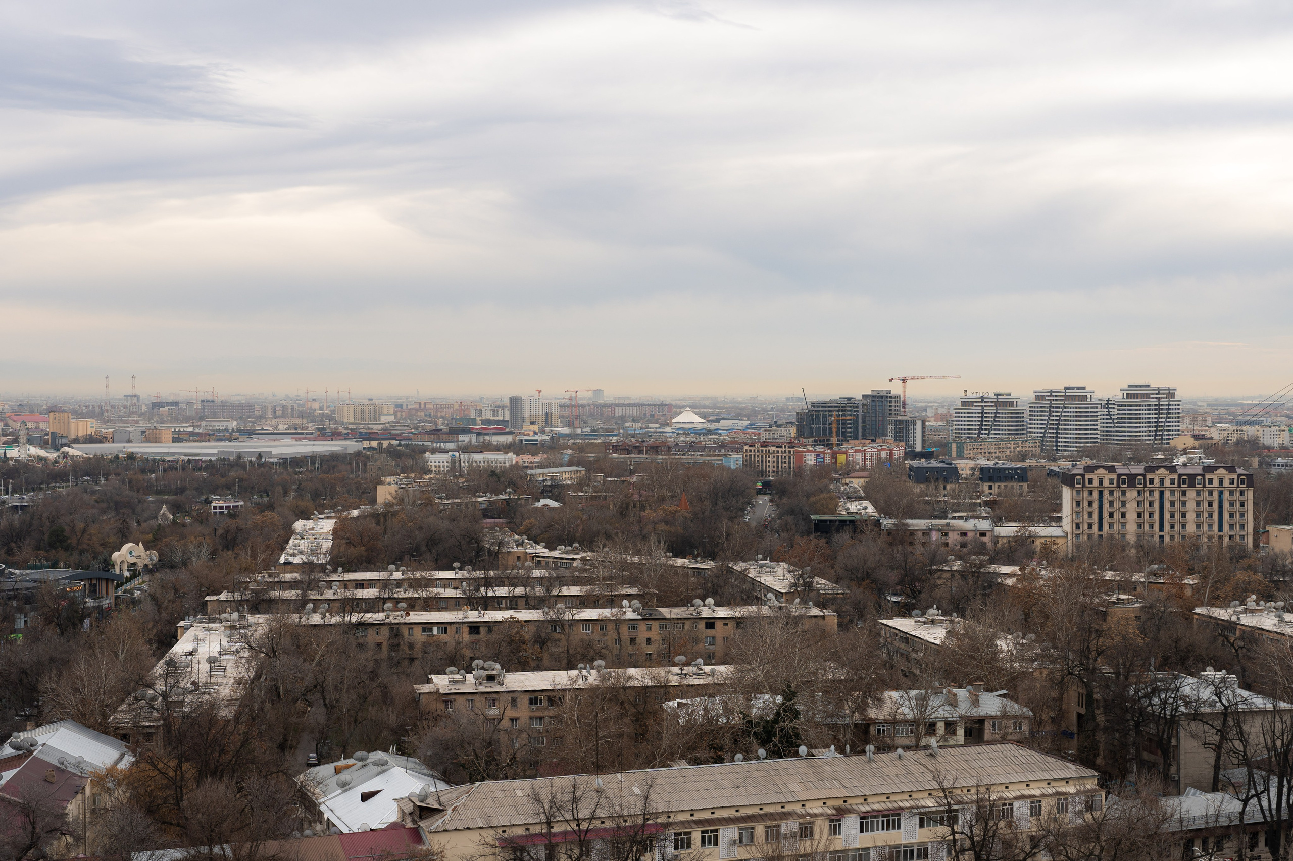 Смог в Ташкенте или Взгляд на город с высоты птичьего полета. Георгий Намазов | Фотограф в Ташкенте