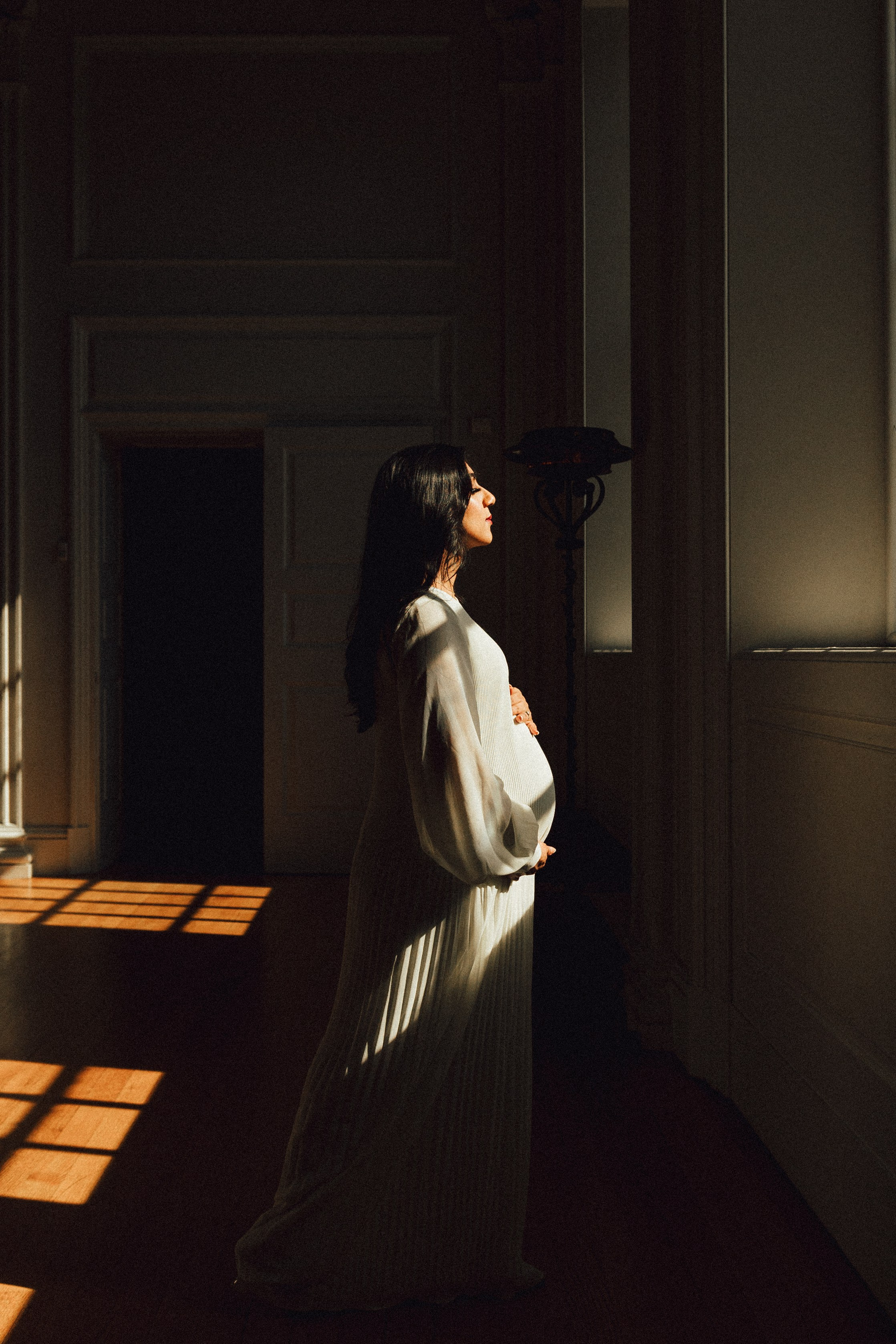 Baby Rahman Announcement. Sara Eulalia | Virginia Photographer