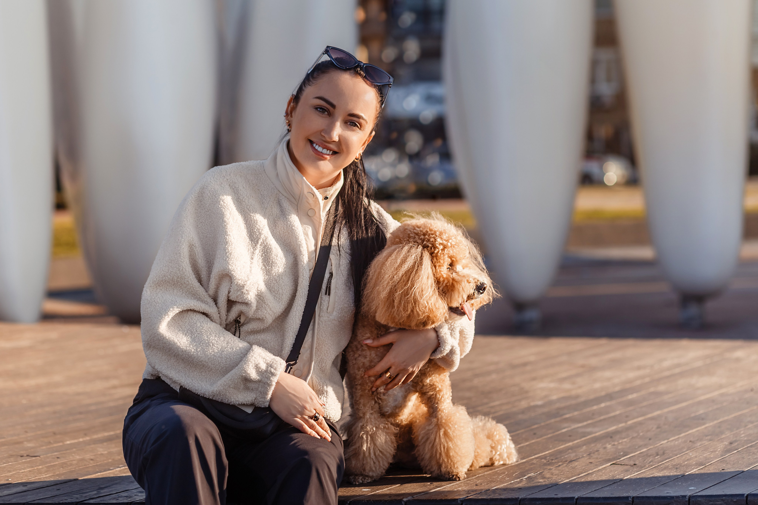 Фотосессия с собакой