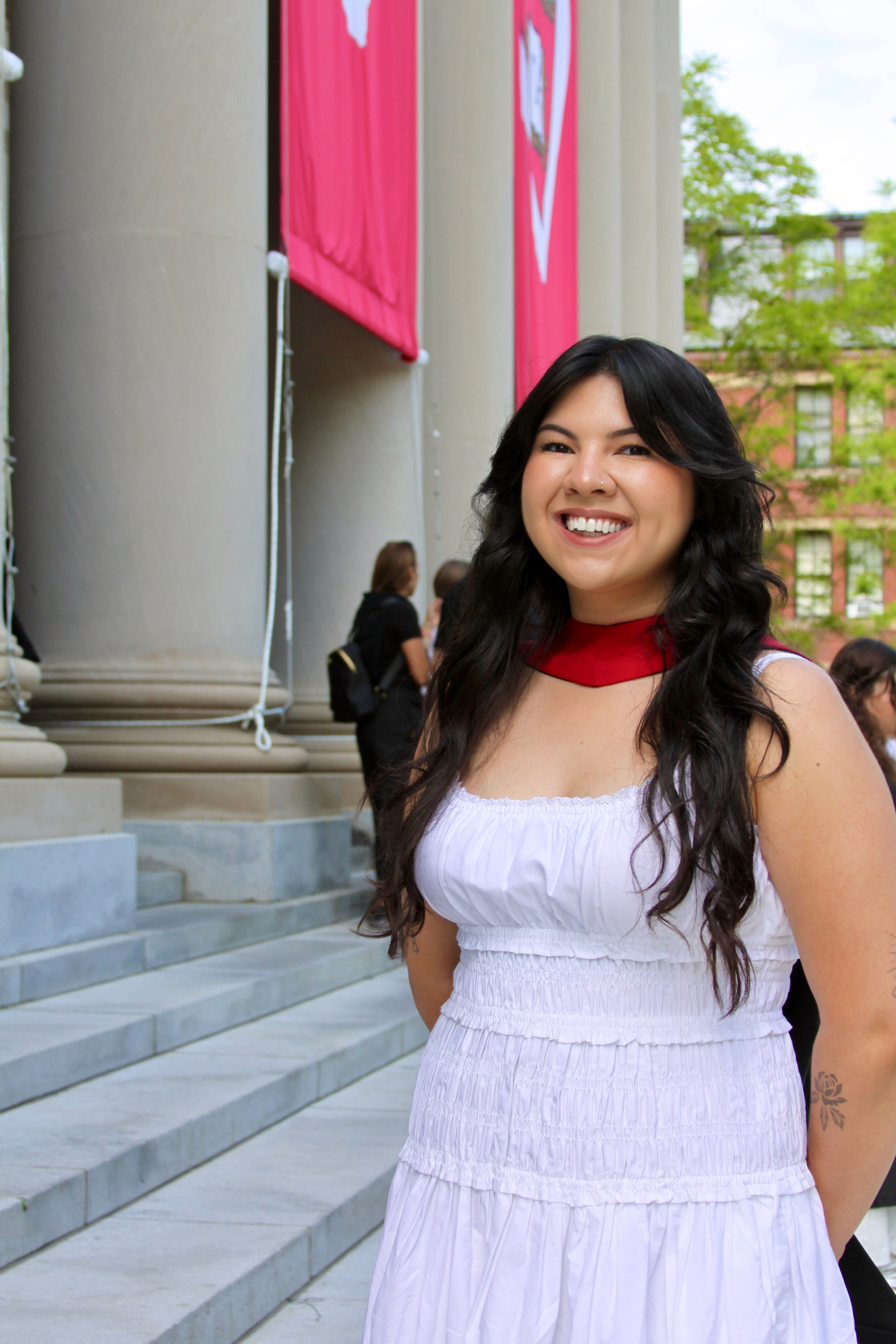 Masters graduation with Talia (group shoot). Kelly Sang, graduation and portrait photographer in Boston