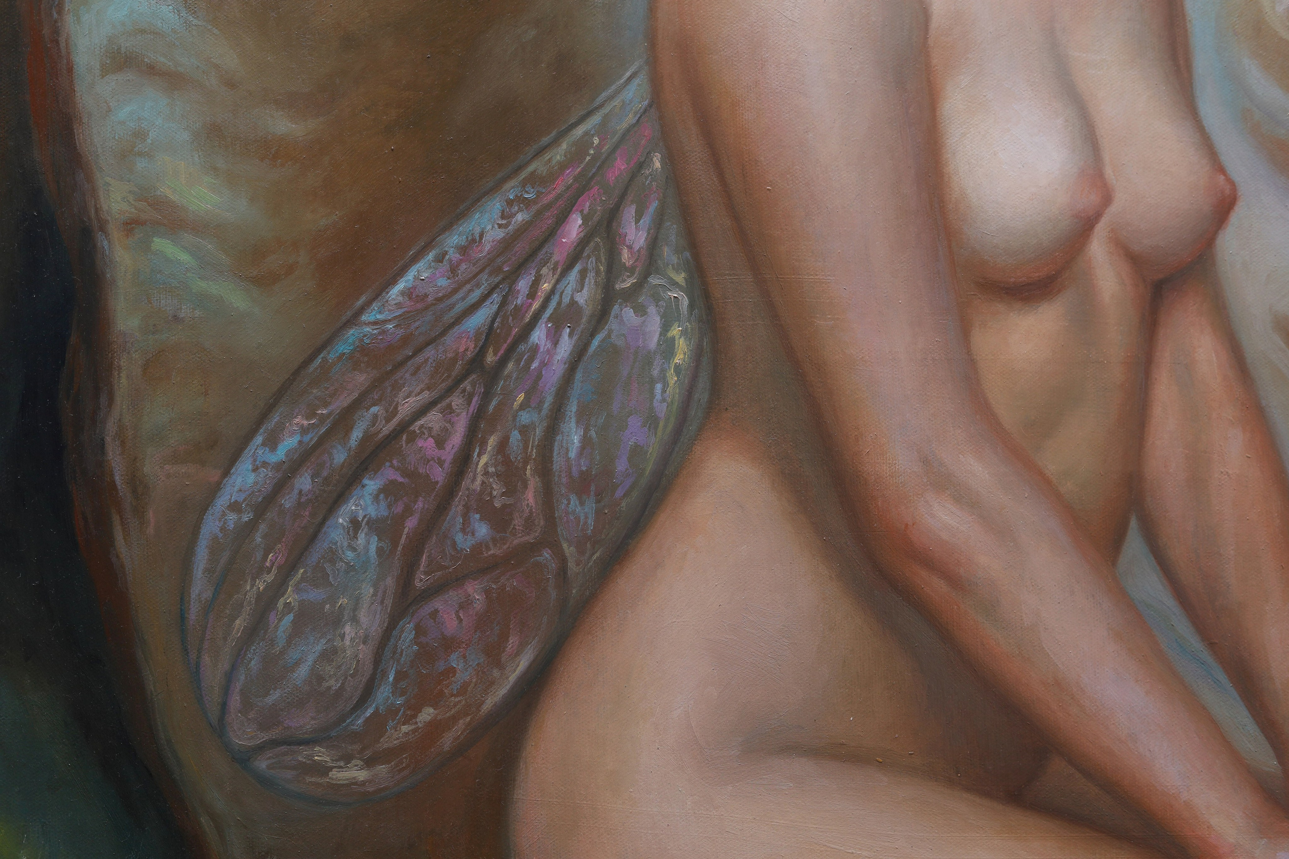 Pearl Sylphide, oil on canvas, Barbara Cabral. Barbara Cabral