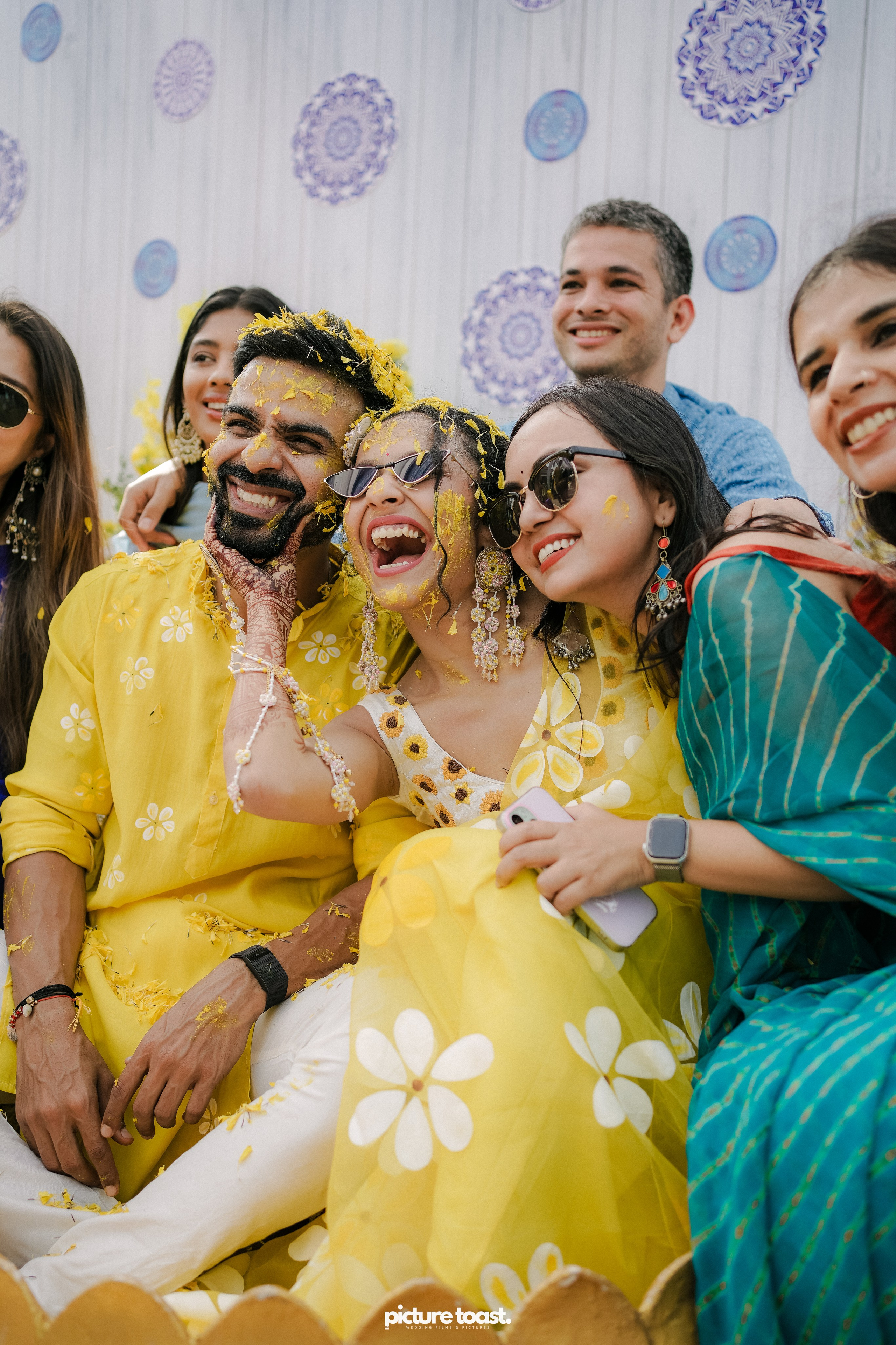 Haldi Hues Ft. Baebie & Goyal. Fine art Wedding Photographers in India & Canada