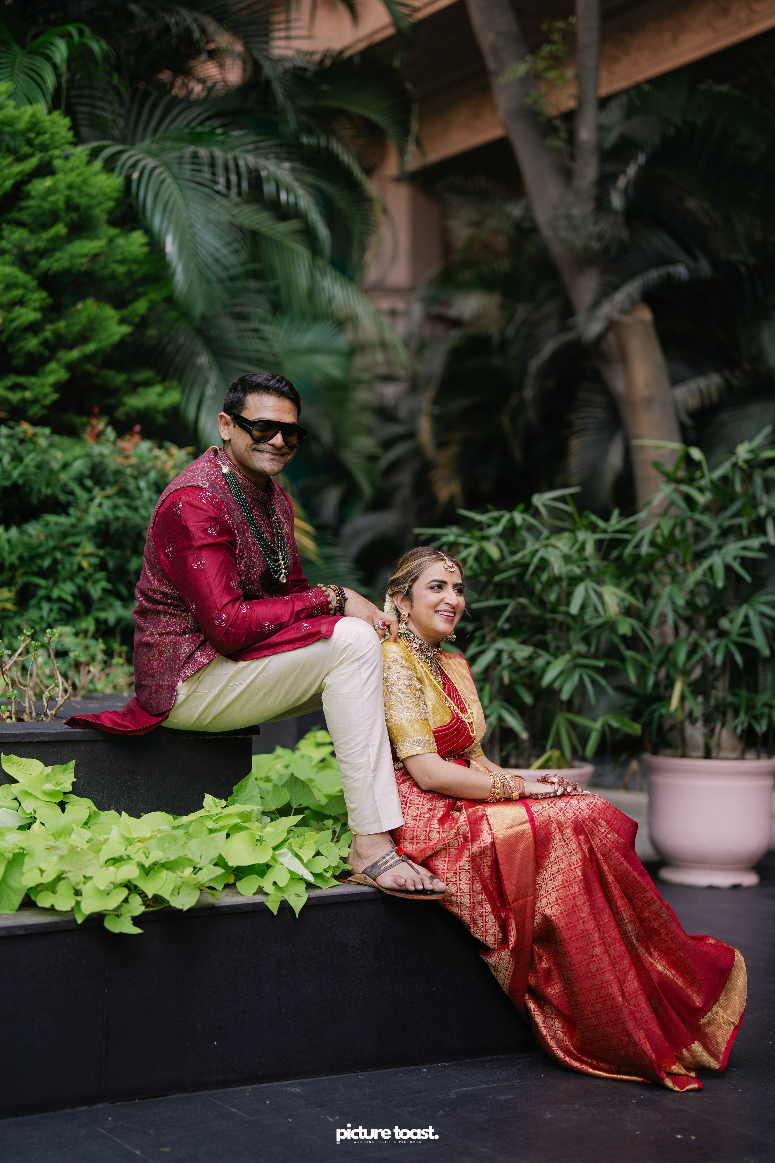 South Indian Wedding Ft. Aashna & Rajiv. Fine art Wedding Photographers in India & Canada