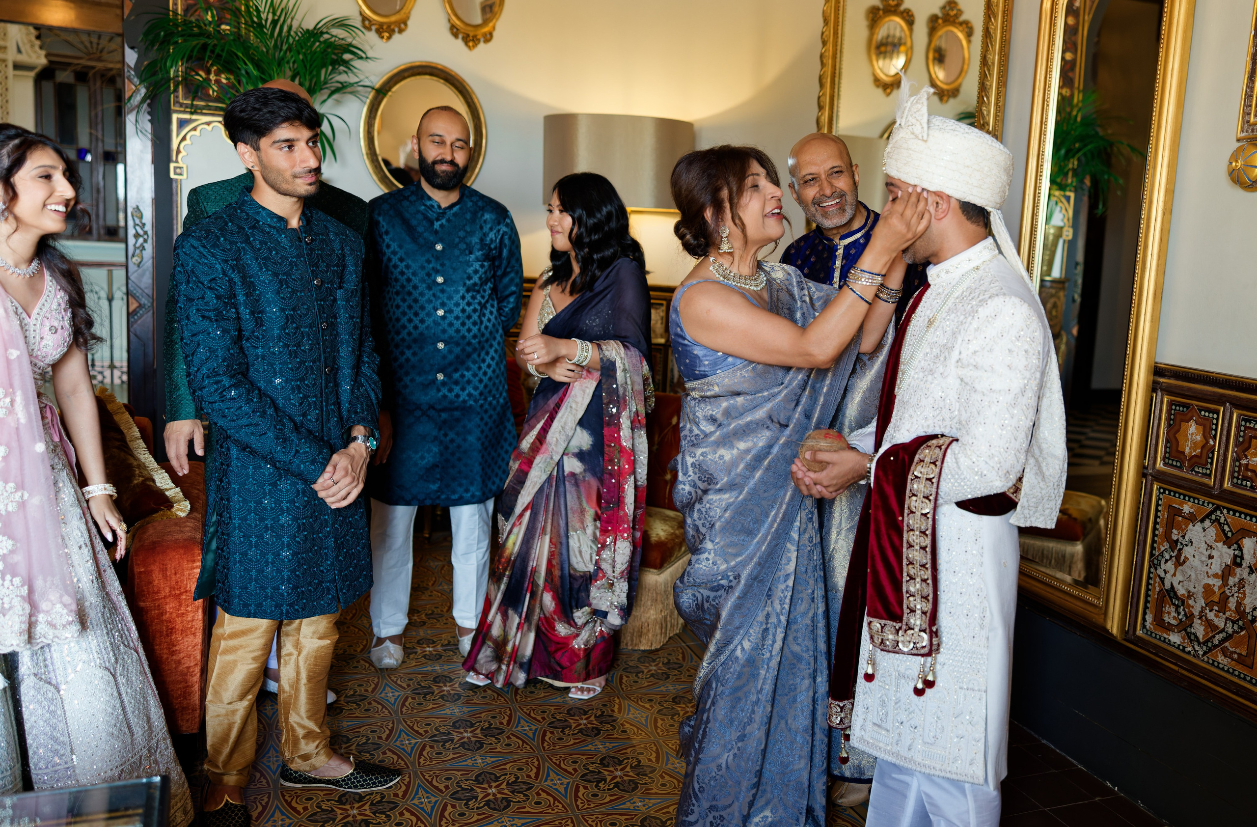 Indian wedding at Gran Villa Rosa, Barcelona