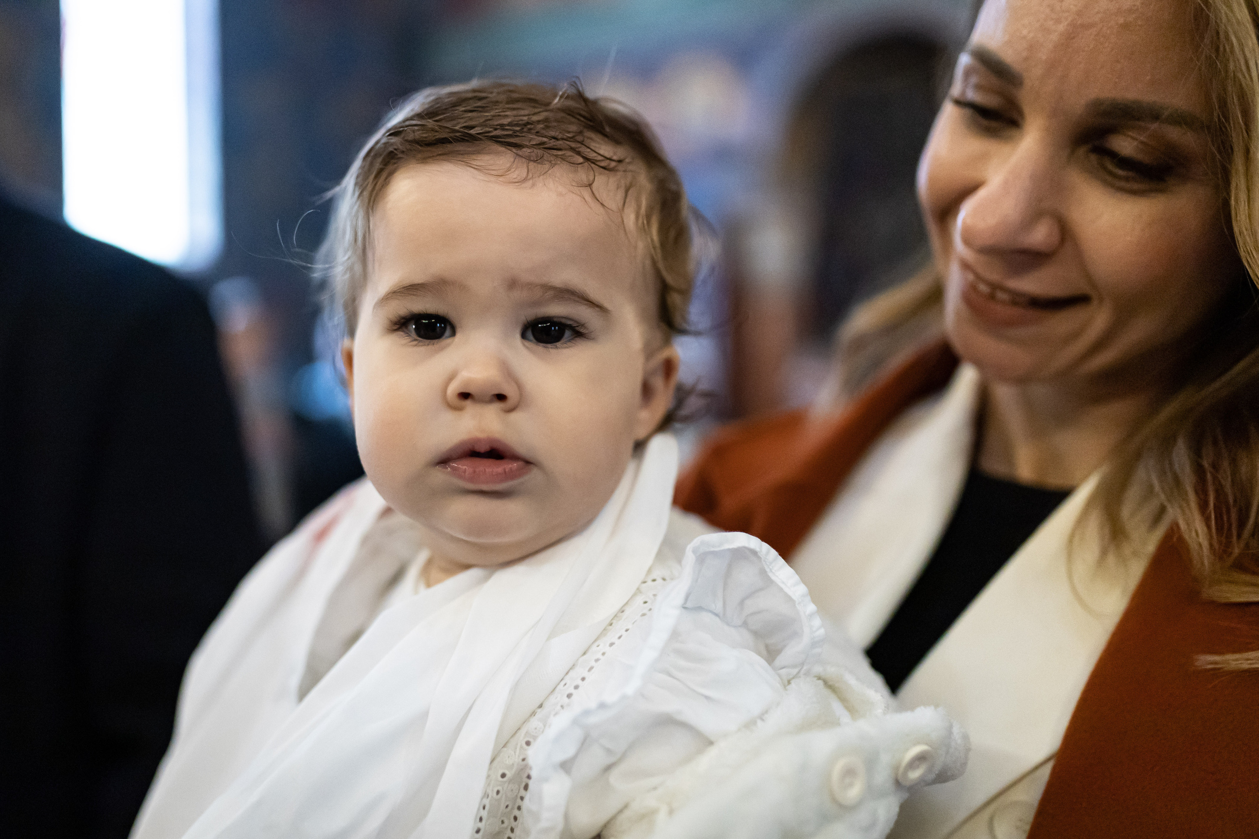 fotografisanje male devojčice sa krštenja