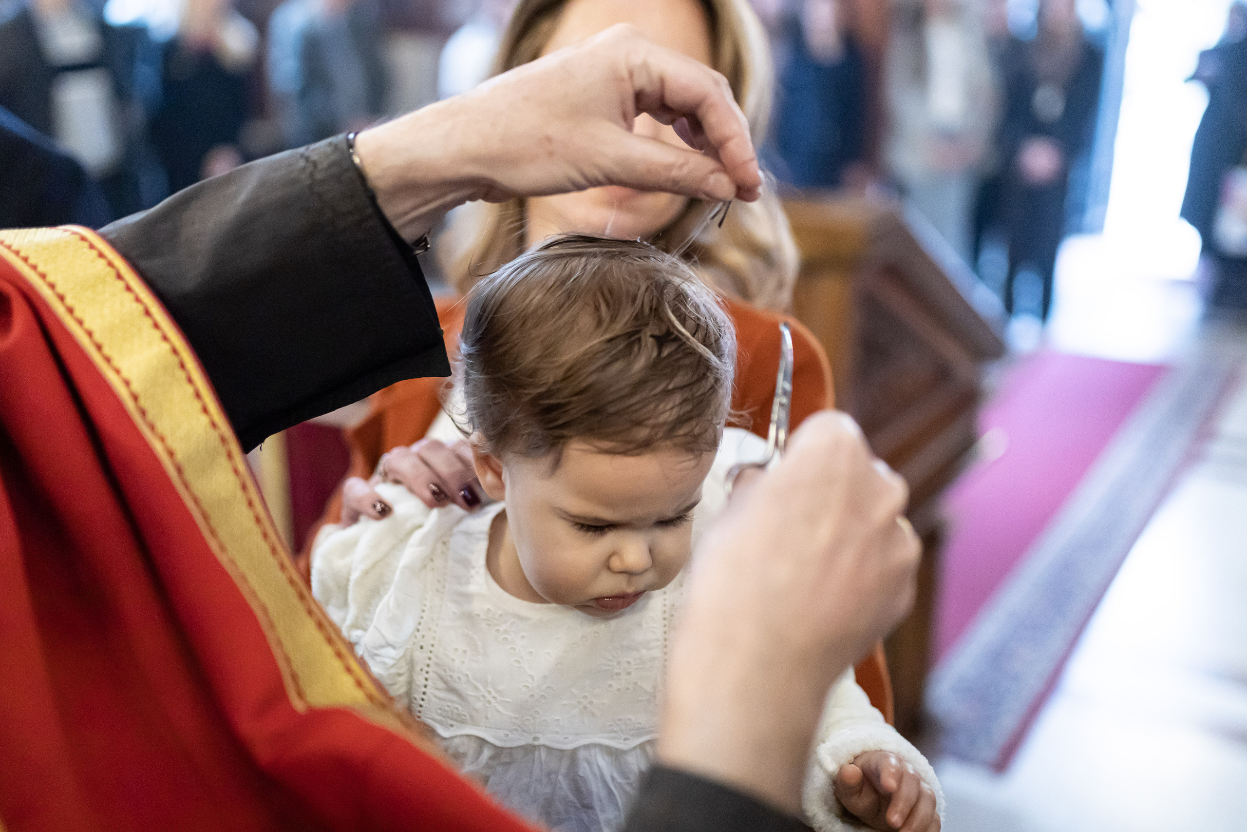 fotografisanje trenutka sa krštenja