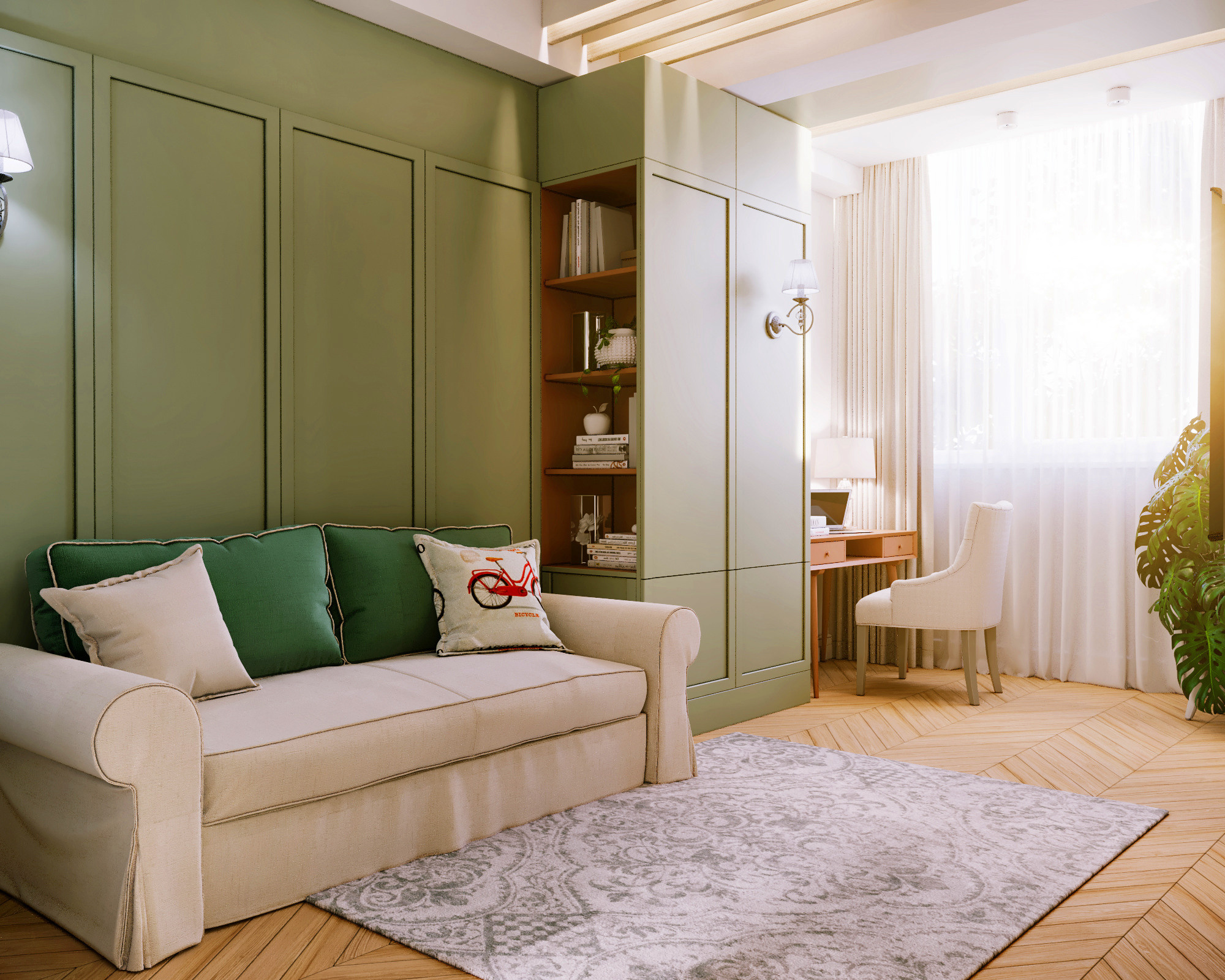 Дизайн ИНТЕРЬЕРА. Прованс в городской квартире. 115 м², г. Кишинев, Молдова. Архитектор, дизайнер интерьера, декоратор