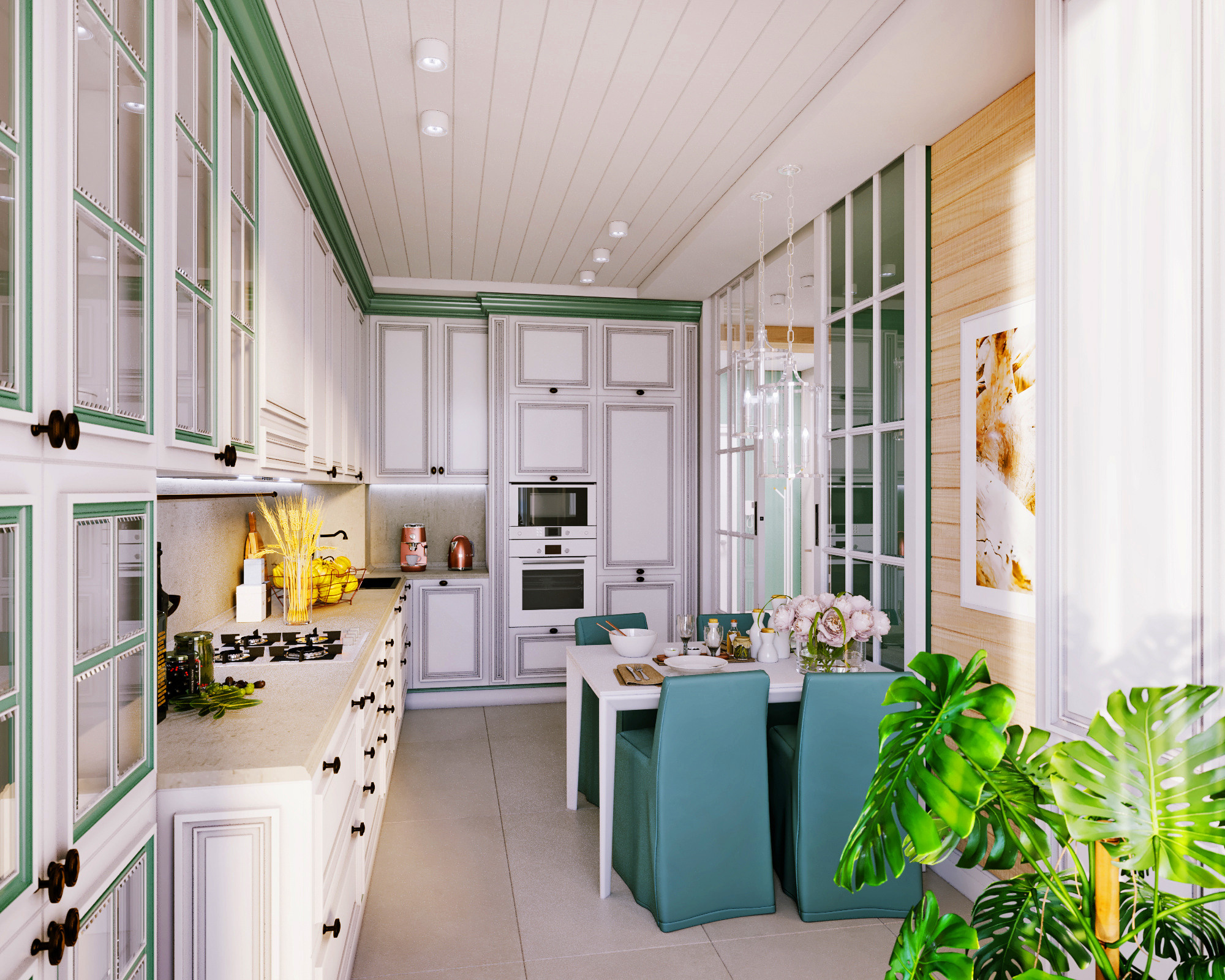 Дизайн ИНТЕРЬЕРА. Прованс в городской квартире. 115 м², г. Кишинев, Молдова. Архитектор, дизайнер интерьера, декоратор