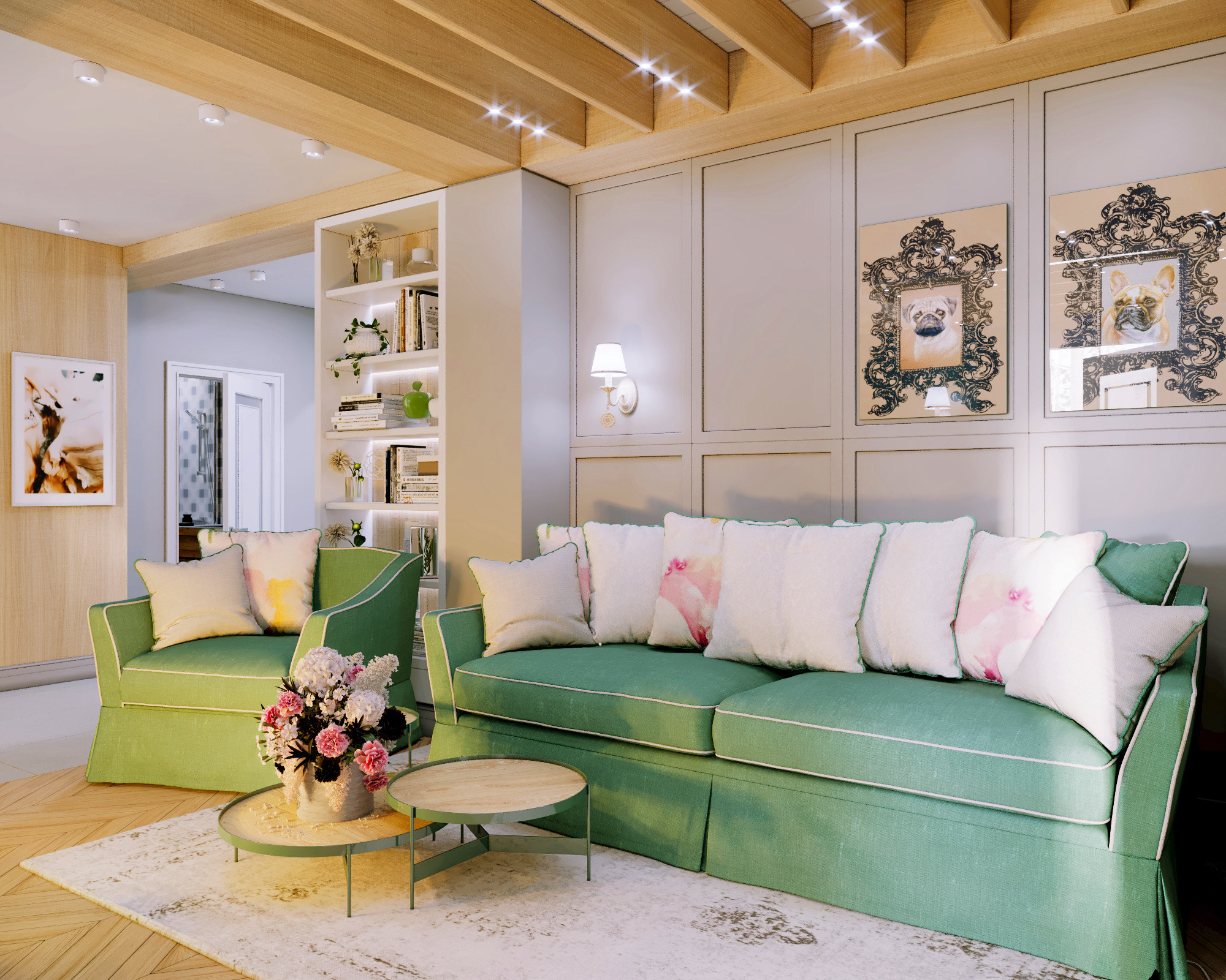 Дизайн ИНТЕРЬЕРА. Прованс в городской квартире. 115 м², г. Кишинев, Молдова. Архитектор, дизайнер интерьера, декоратор