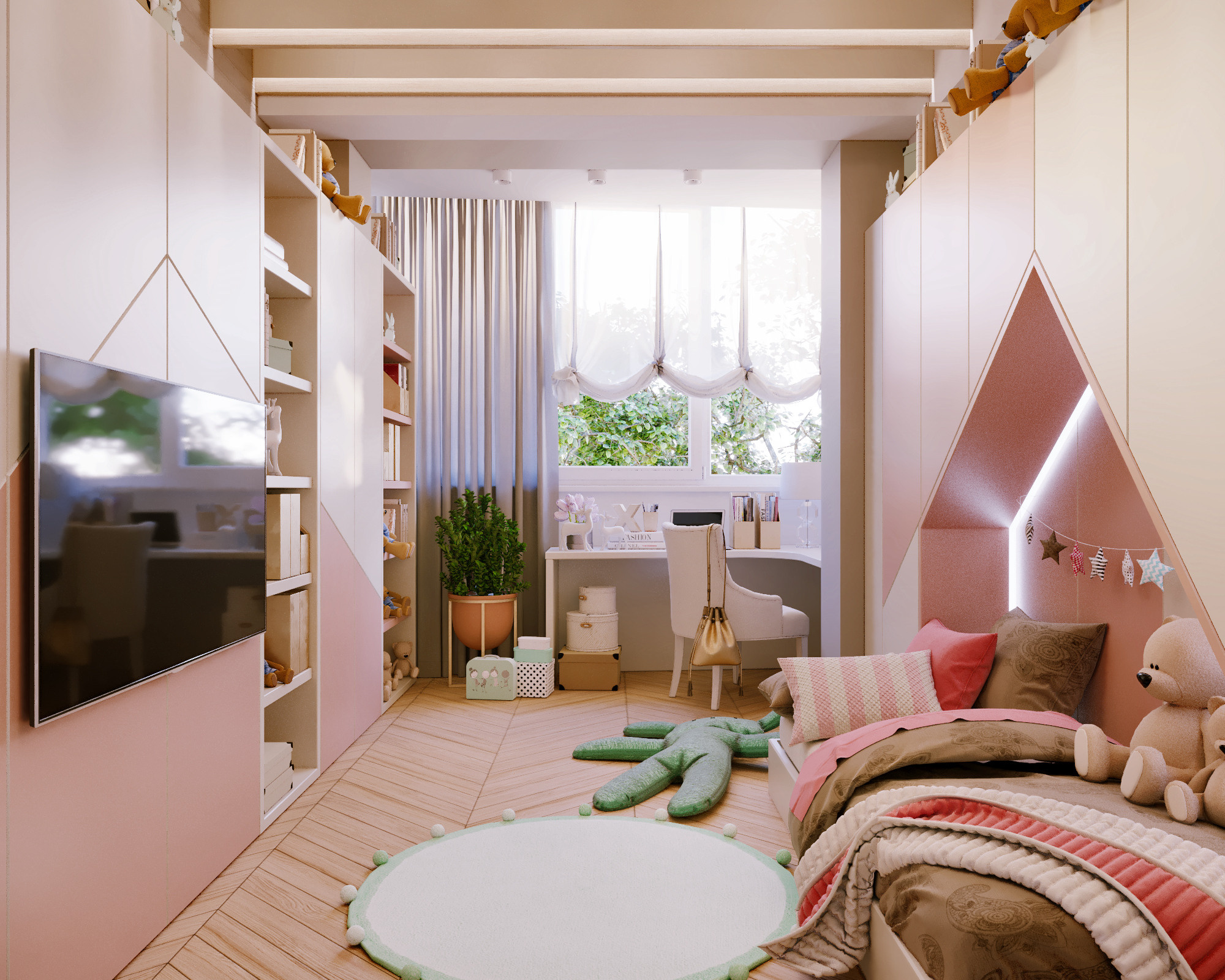 Дизайн ИНТЕРЬЕРА. Прованс в городской квартире. 115 м², г. Кишинев, Молдова. Архитектор, дизайнер интерьера, декоратор