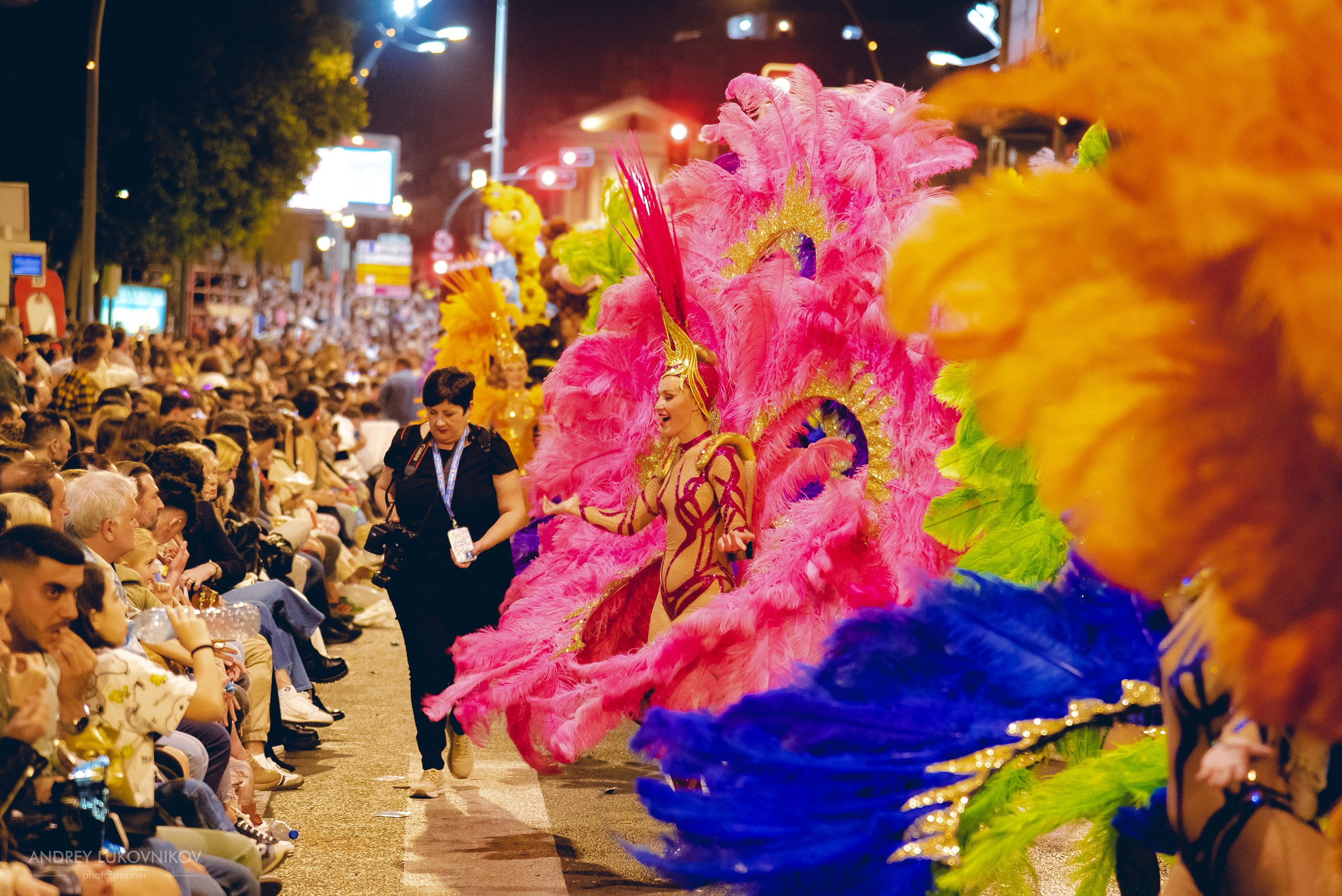 Photo report from the night carnival in Murcia | Reportage photographer Andrey Lukovnikov