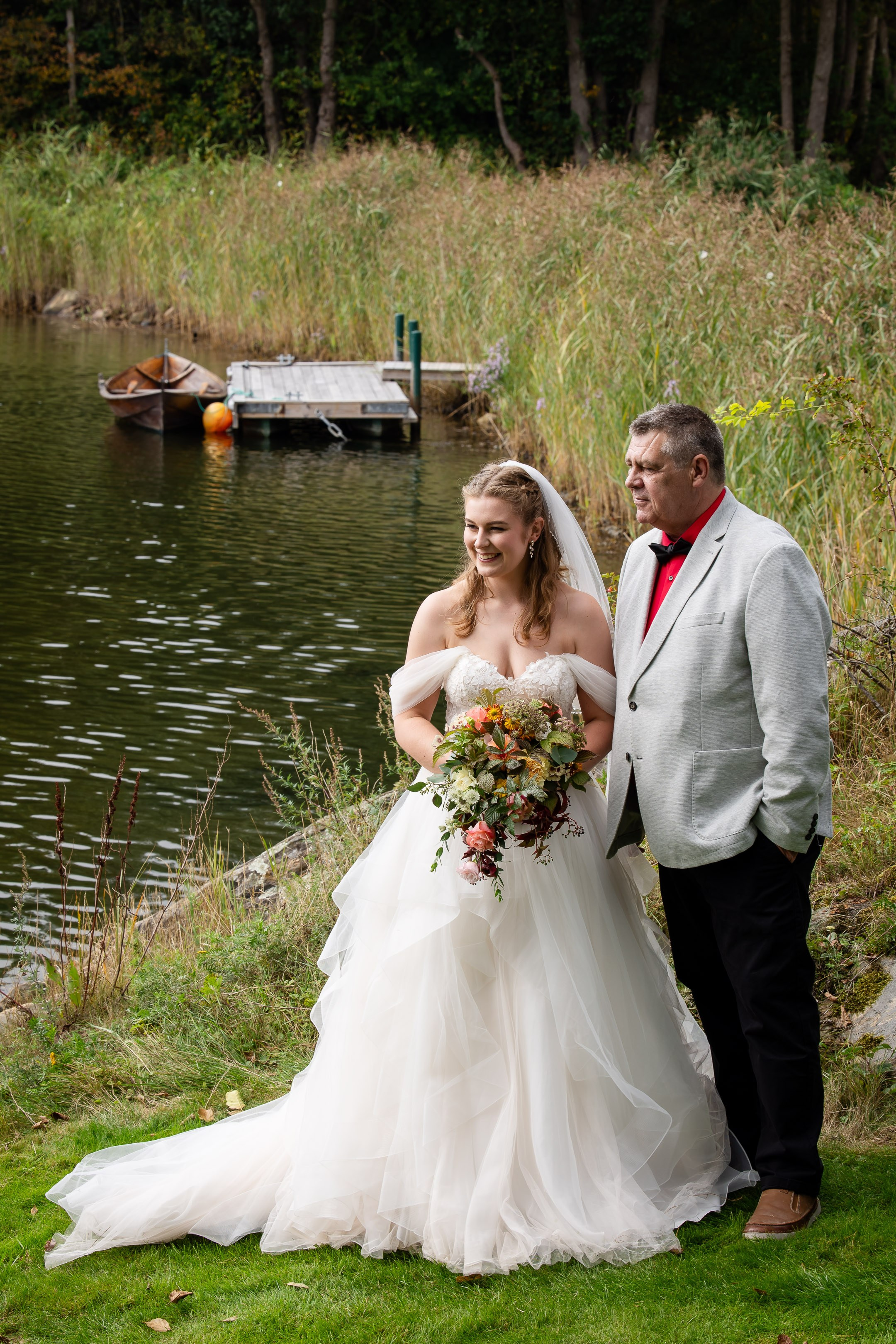 Bryllupsfotografering på Tromøya i Arendal. Bryllupsfotograf i Oslo og Rogaland — Meisal Media