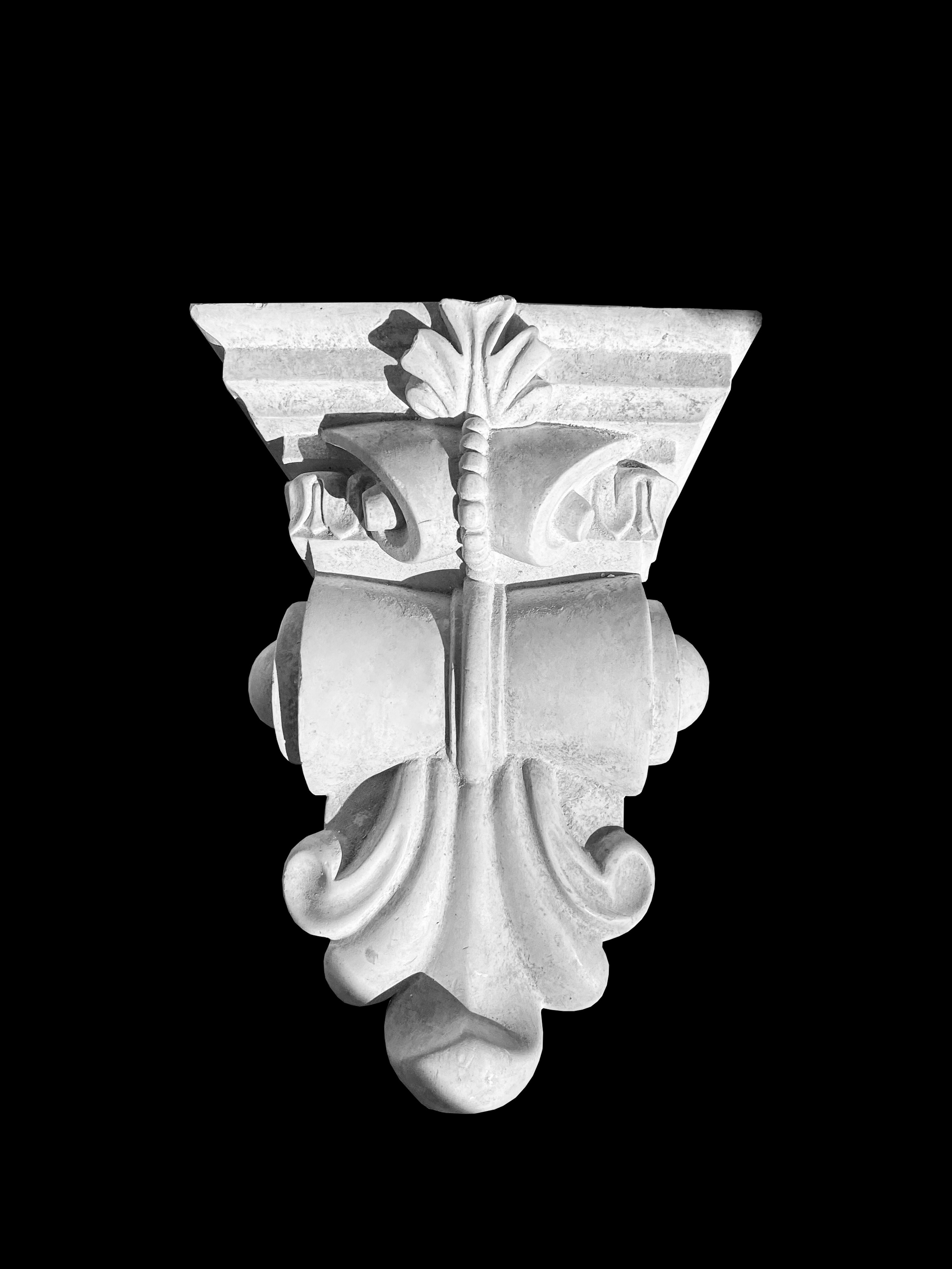 Corbels. Plaster molding