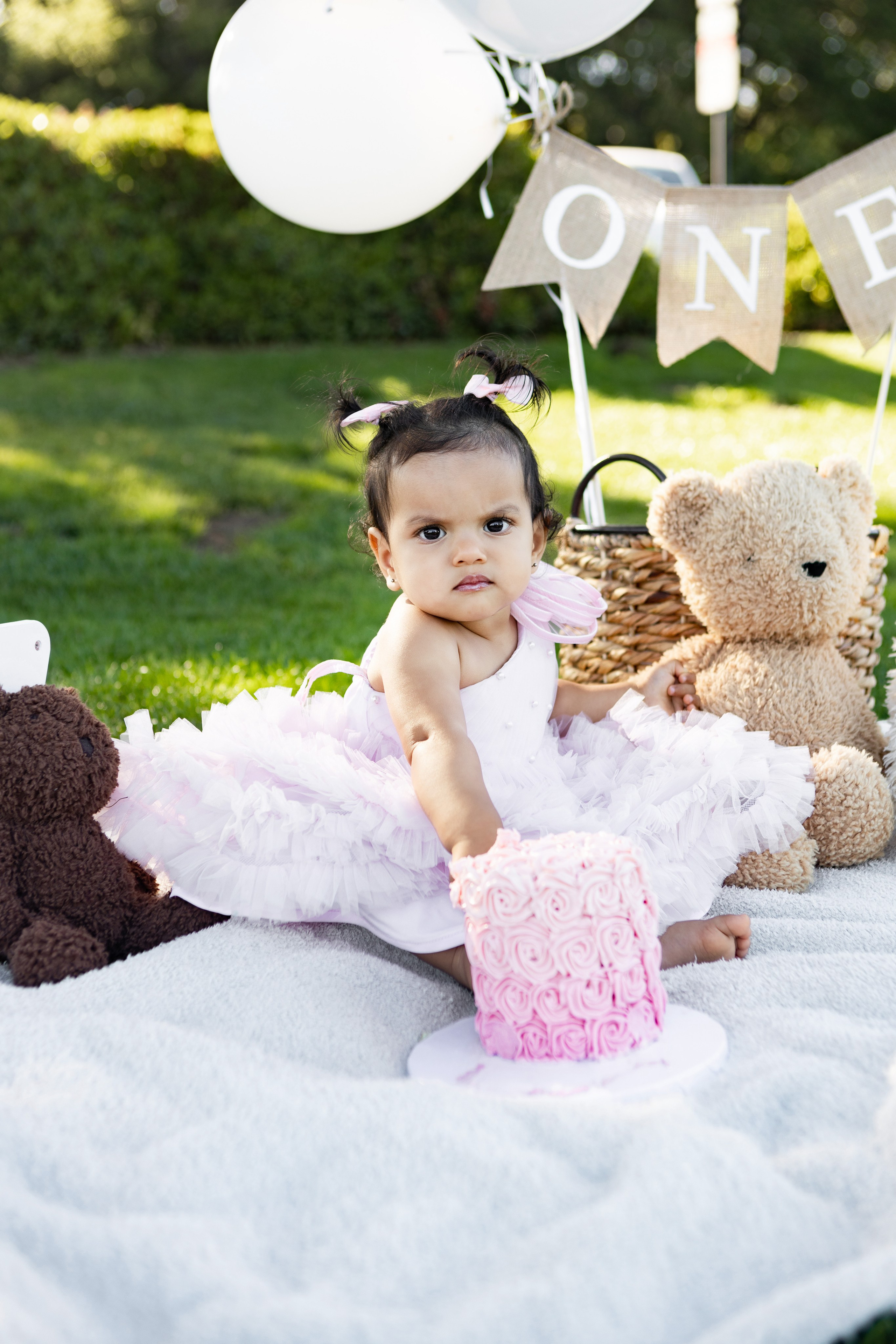 First year & Cake Smash. Family photographer in Bay Area, California
