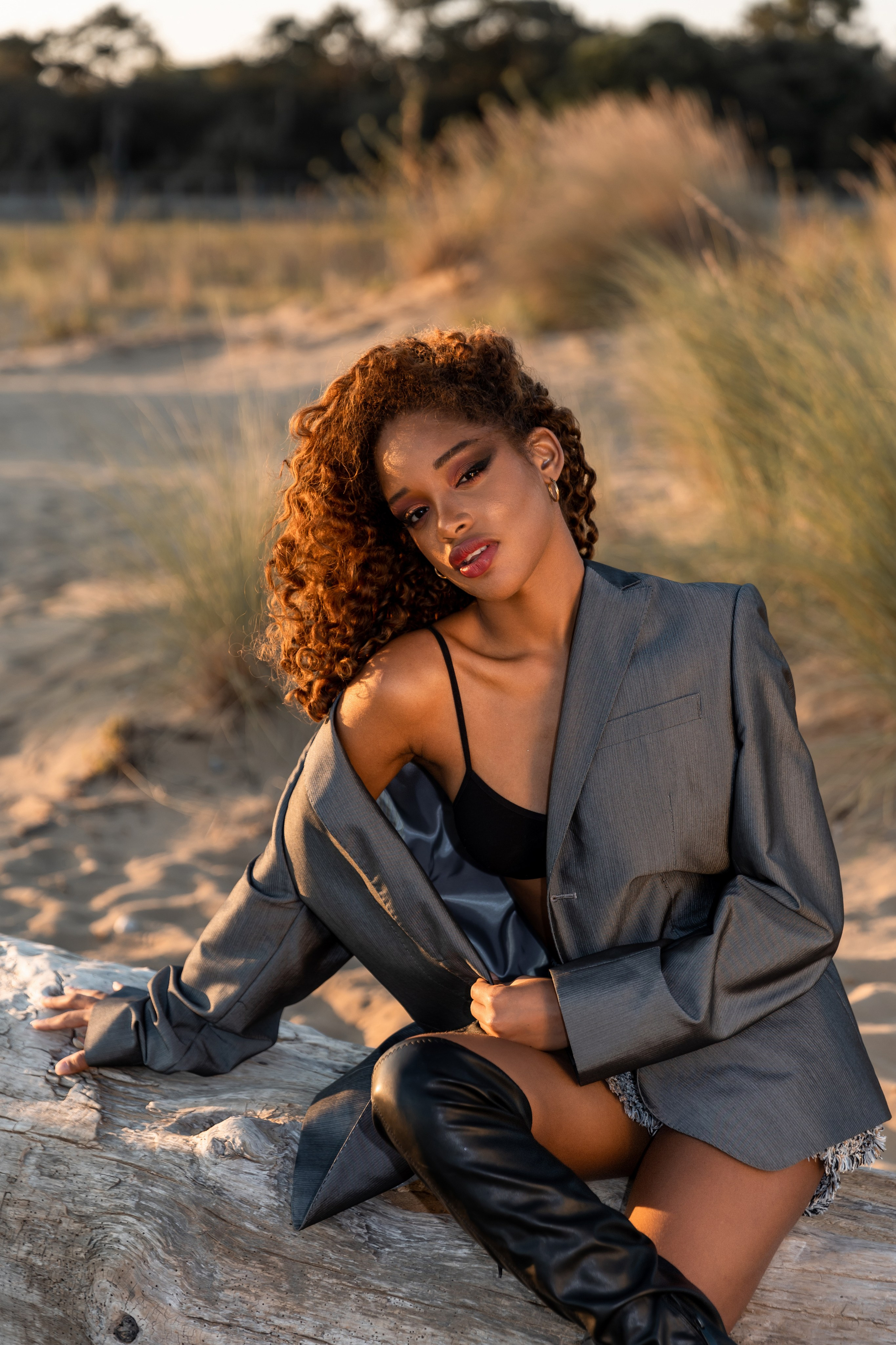 Portrait of Laymita for magazine “GOJI”