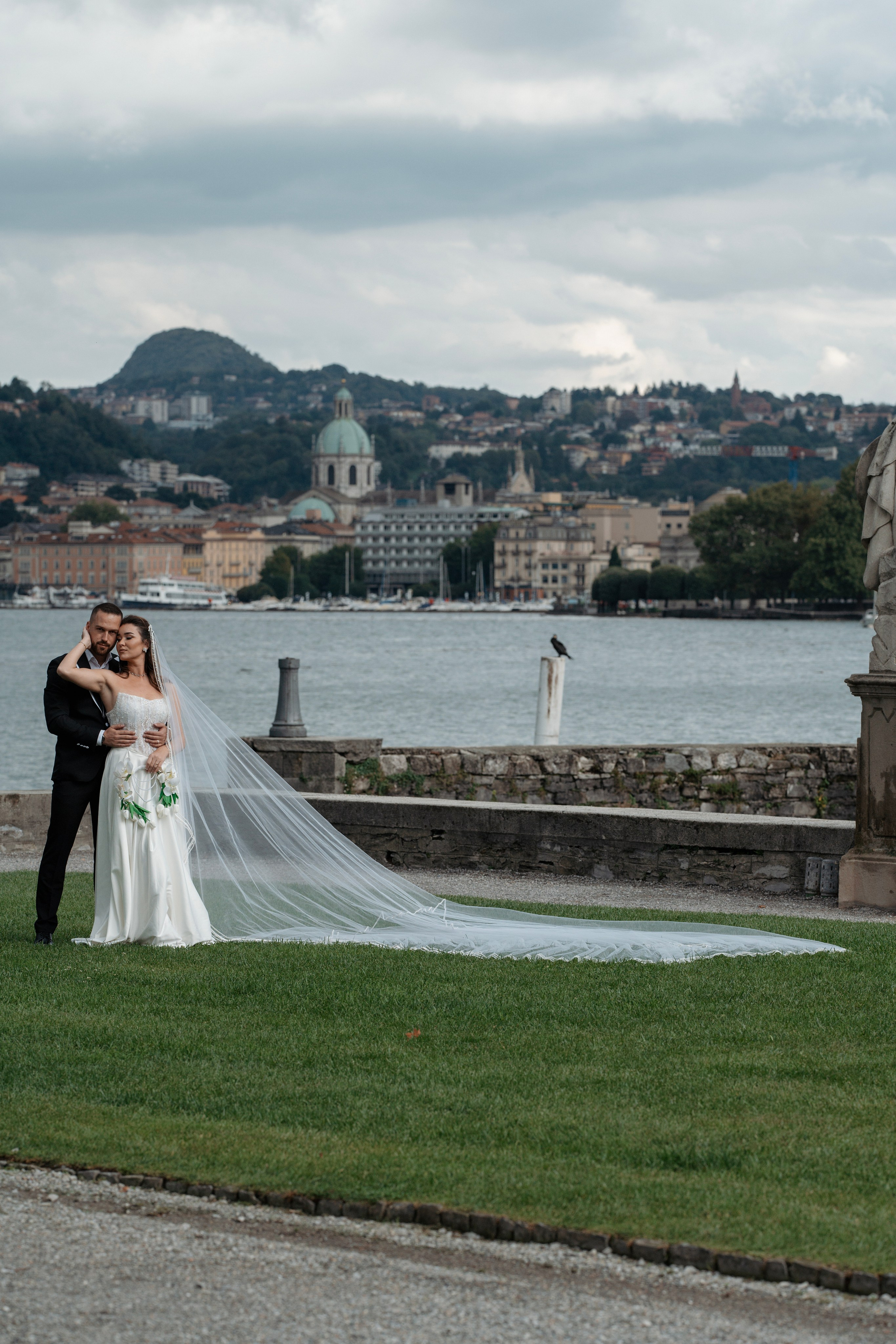 Edina & Vilson Lake Como. Fotografo matrimonio Lago di Como Ferrari Media Production