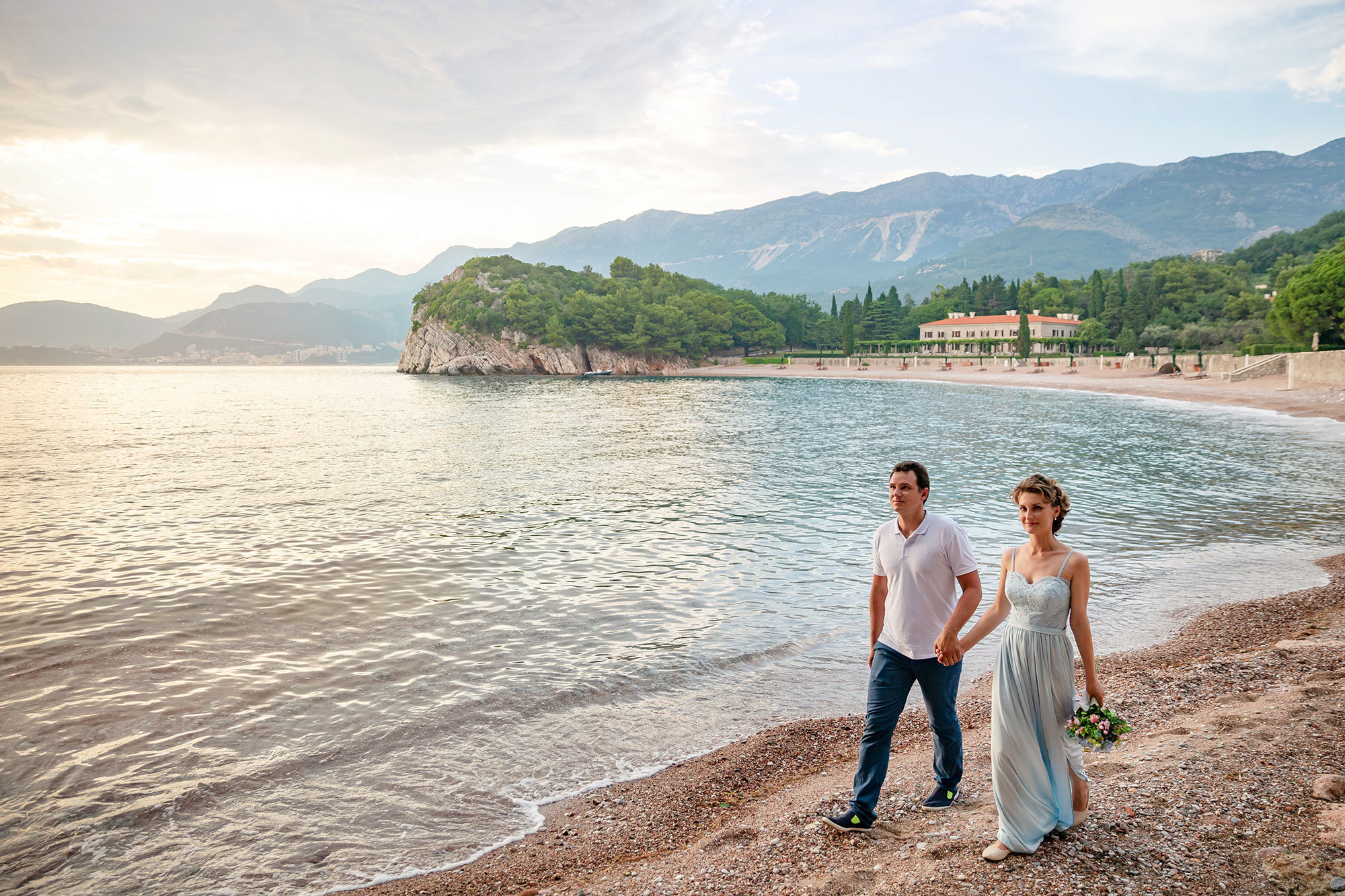 Photosession in Sveti-Stefan