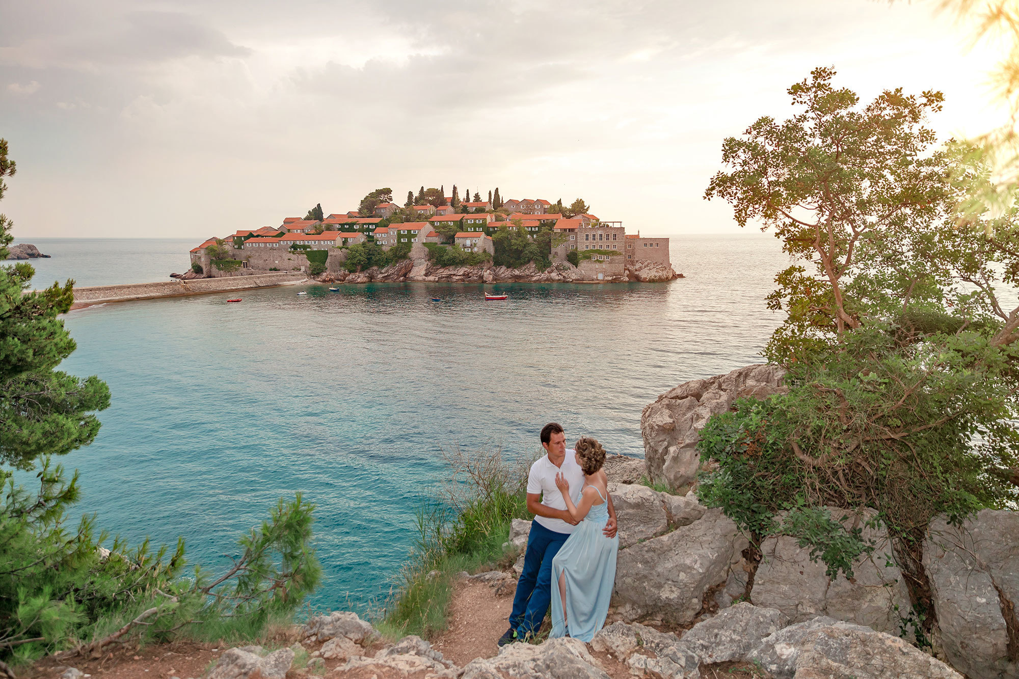 Photosession in Sveti-Stefan