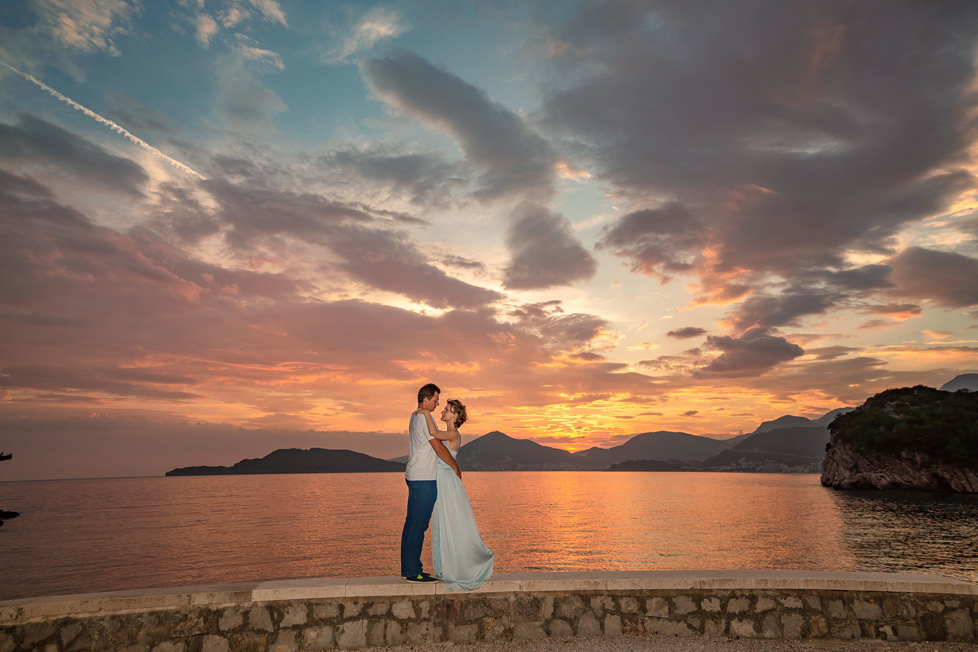 Photosession in Sveti-Stefan