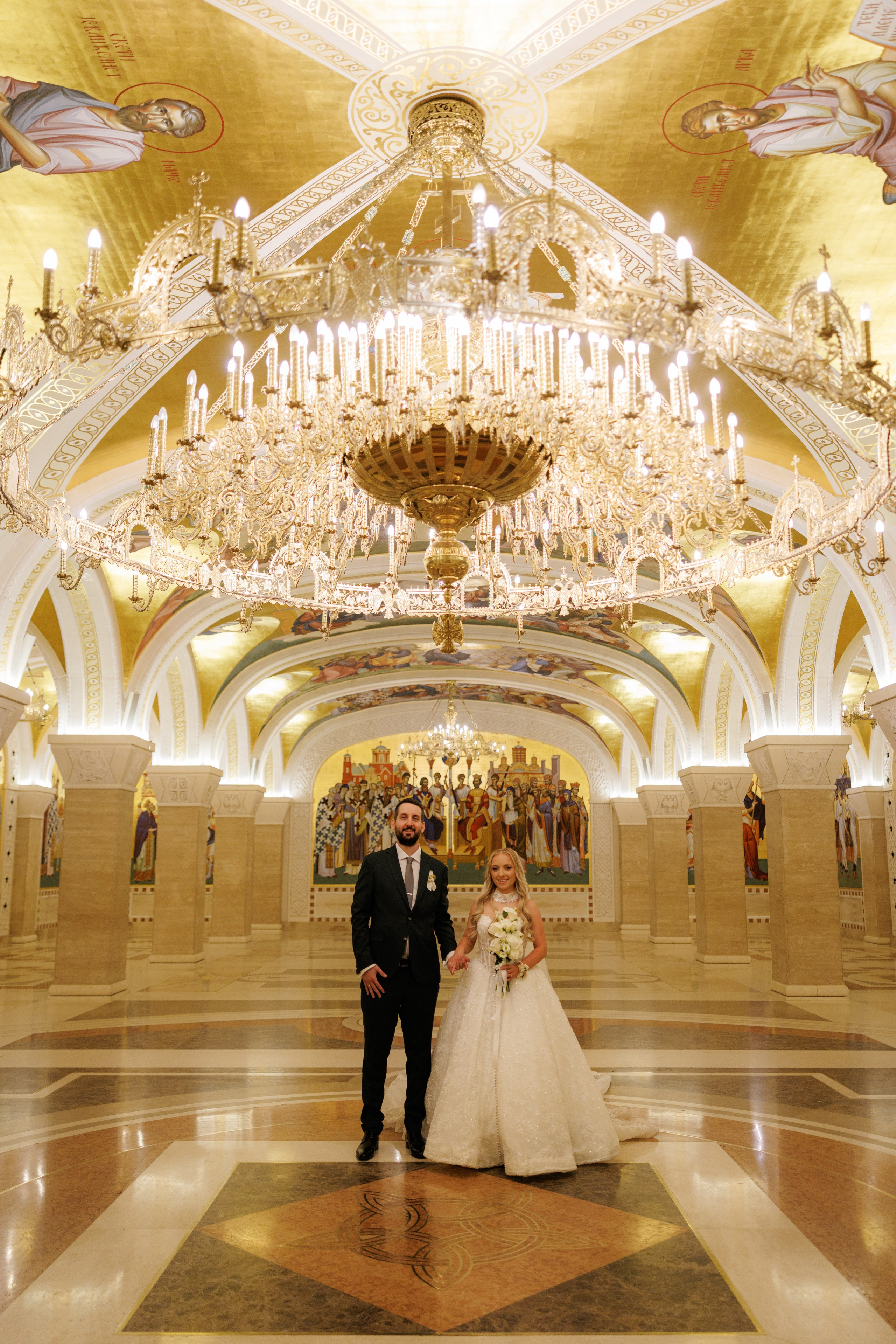 Tanja i Atanasios — Venčanje u hramu Svetog Save — Villa Avala S. Milan Lukovic professional wedding photographer