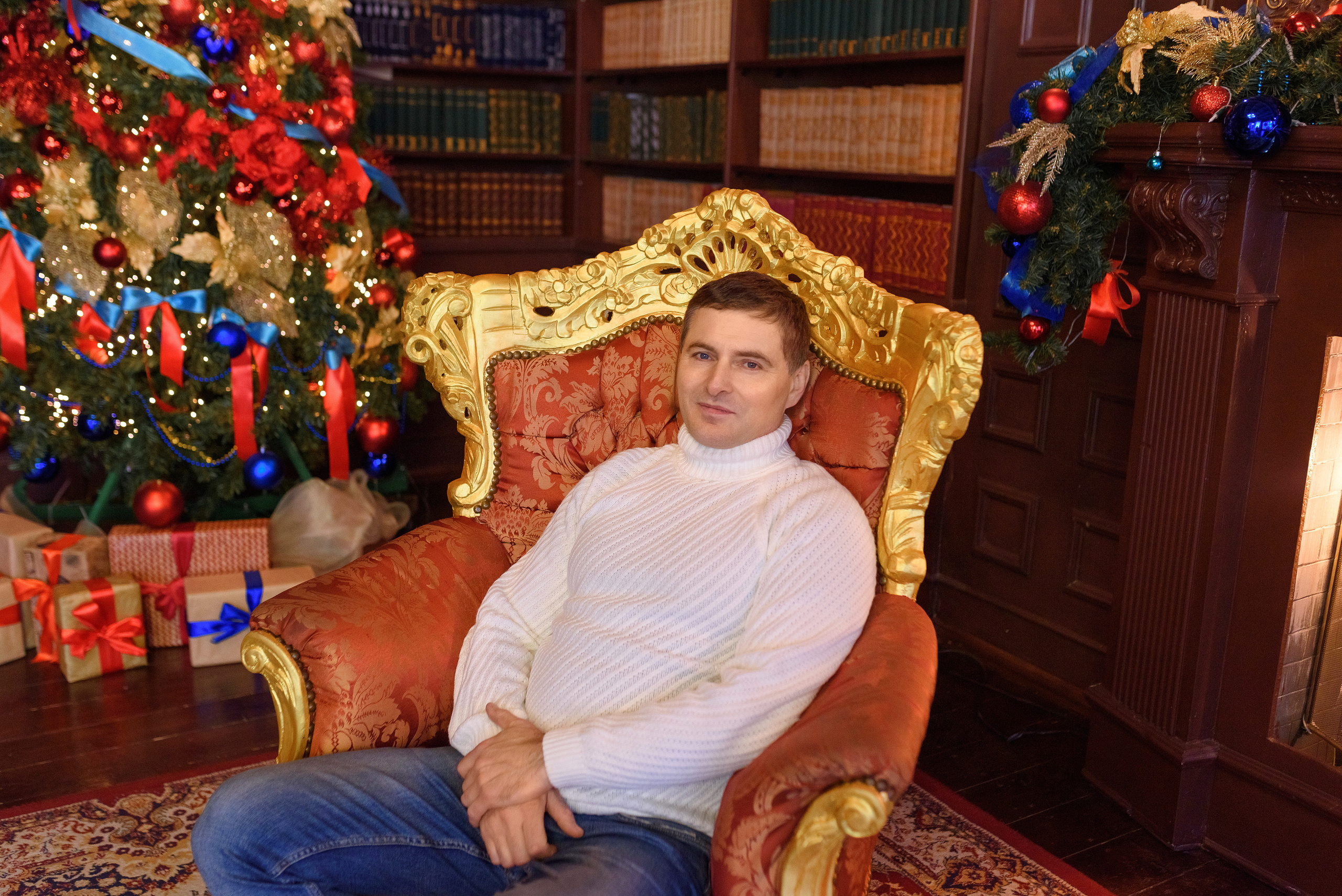 Новогодняя семейная съёмка. Семейный фотограф и фотограф новорожденных в Вильнюсе Ирина Беленкевич