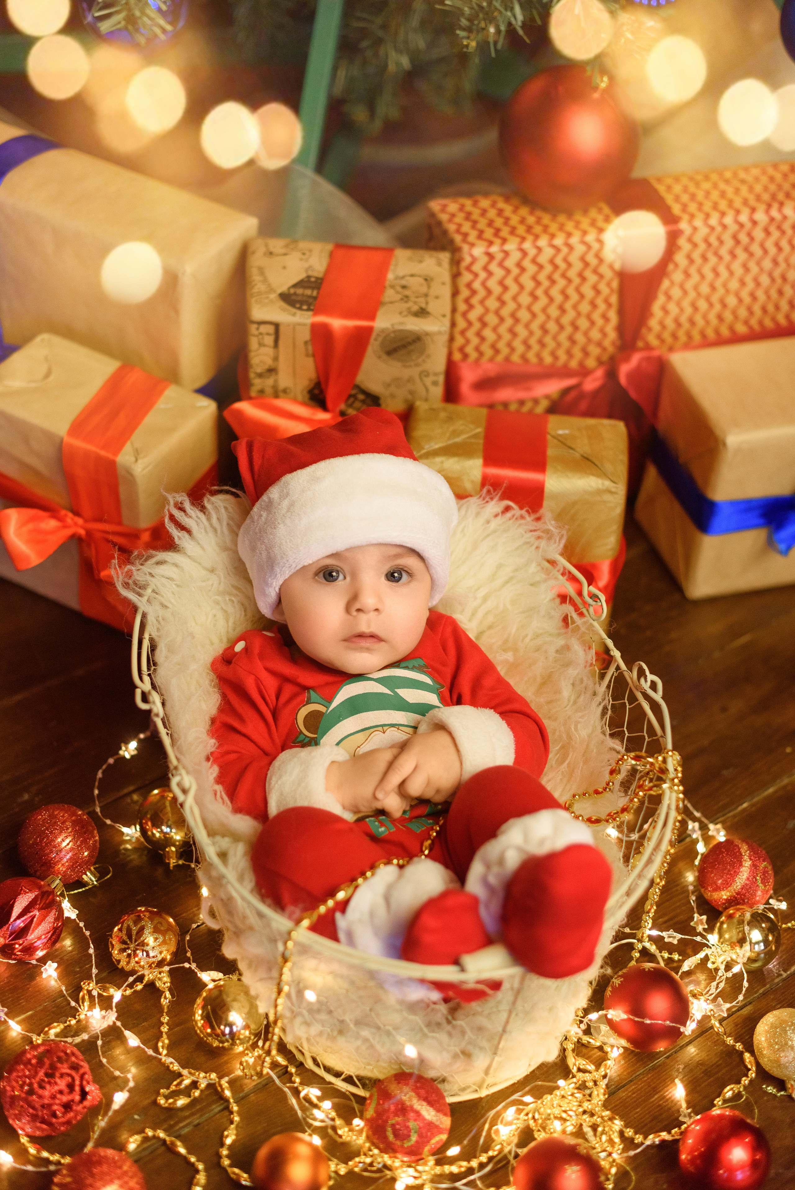 Новогодняя семейная съёмка. Семейный фотограф и фотограф новорожденных в Вильнюсе Ирина Беленкевич