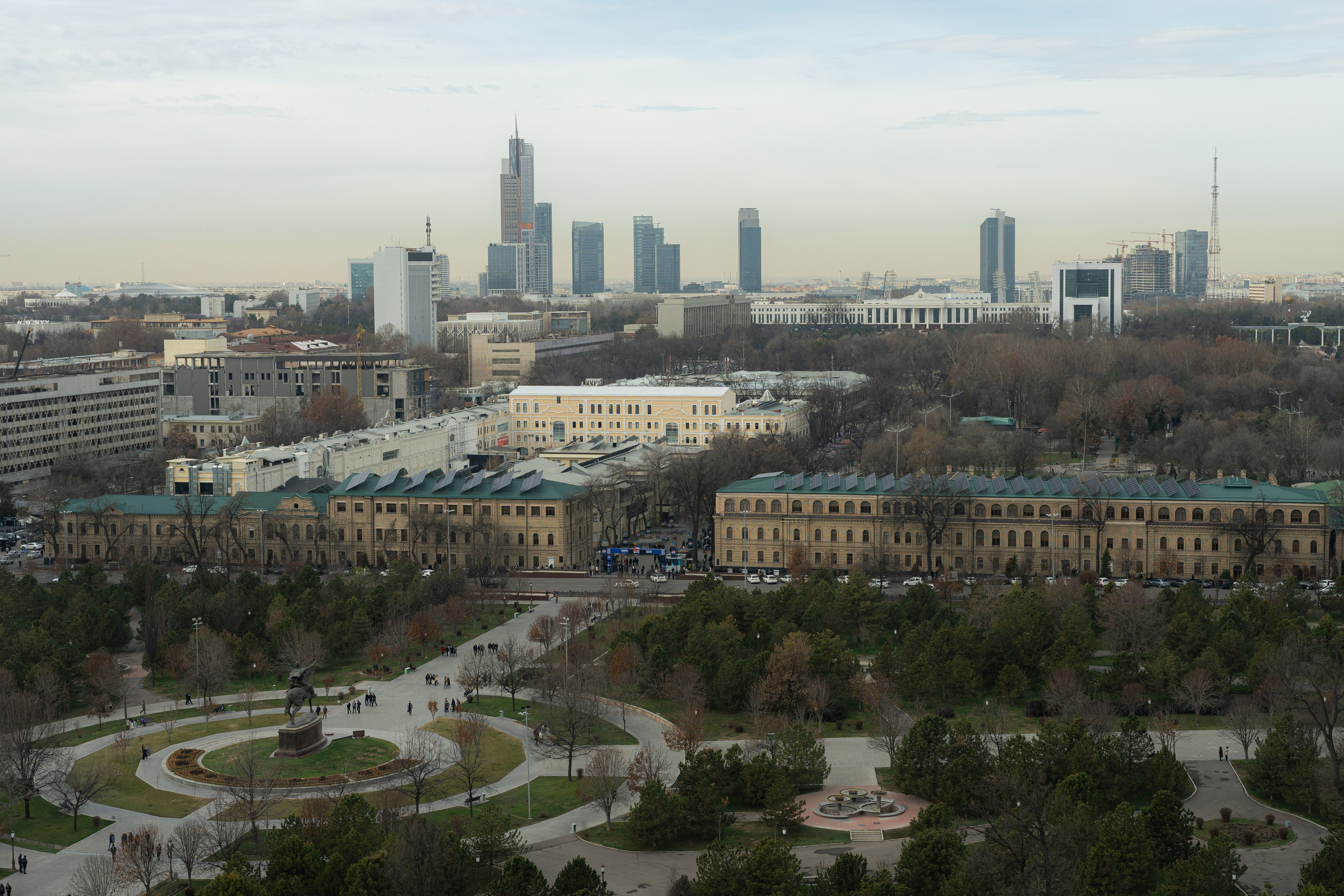 Смог в Ташкенте или Взгляд на город с высоты птичьего полета. Георгий Намазов | Фотограф в Ташкенте