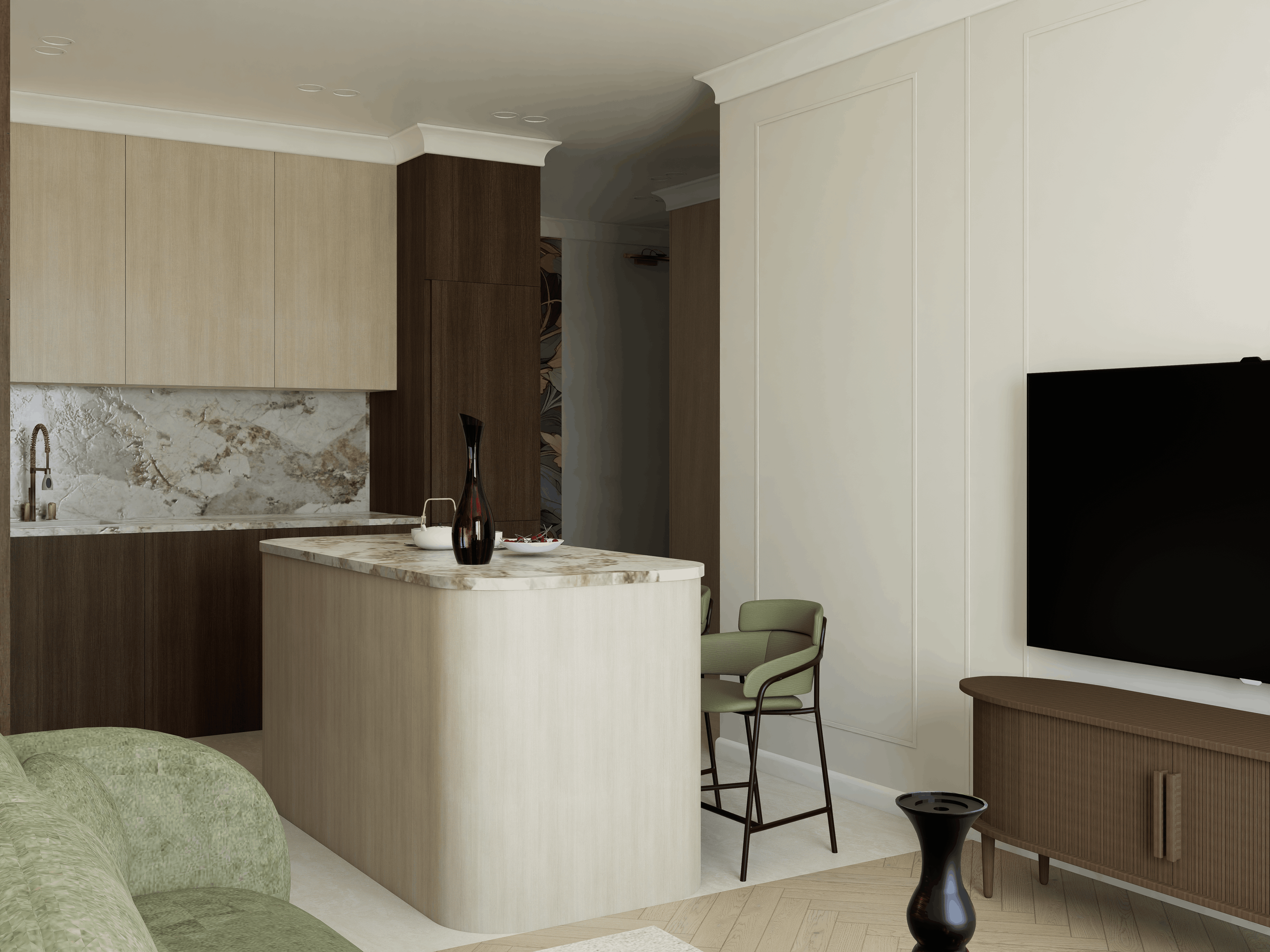 The Perfect Home for One. Interior Design