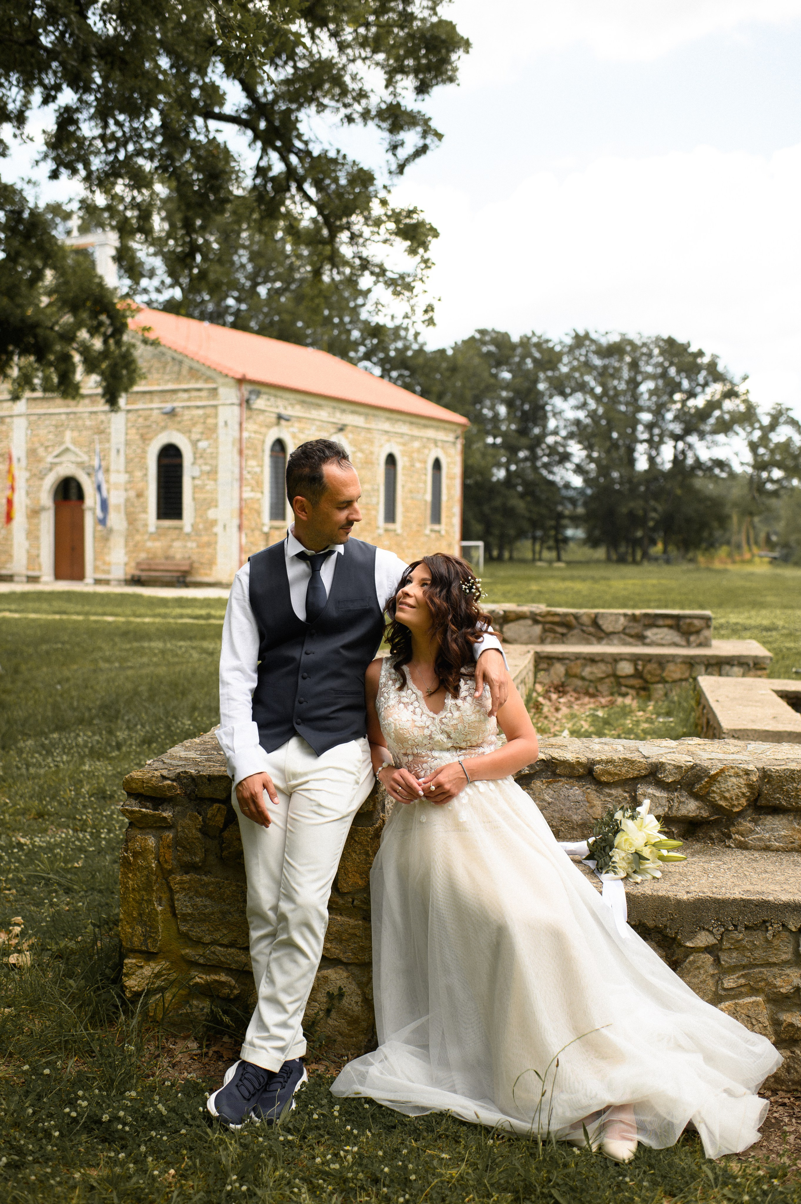 Wedding in Arnia Daria and George. Family, children, portrait, and event photography in Thessaloniki